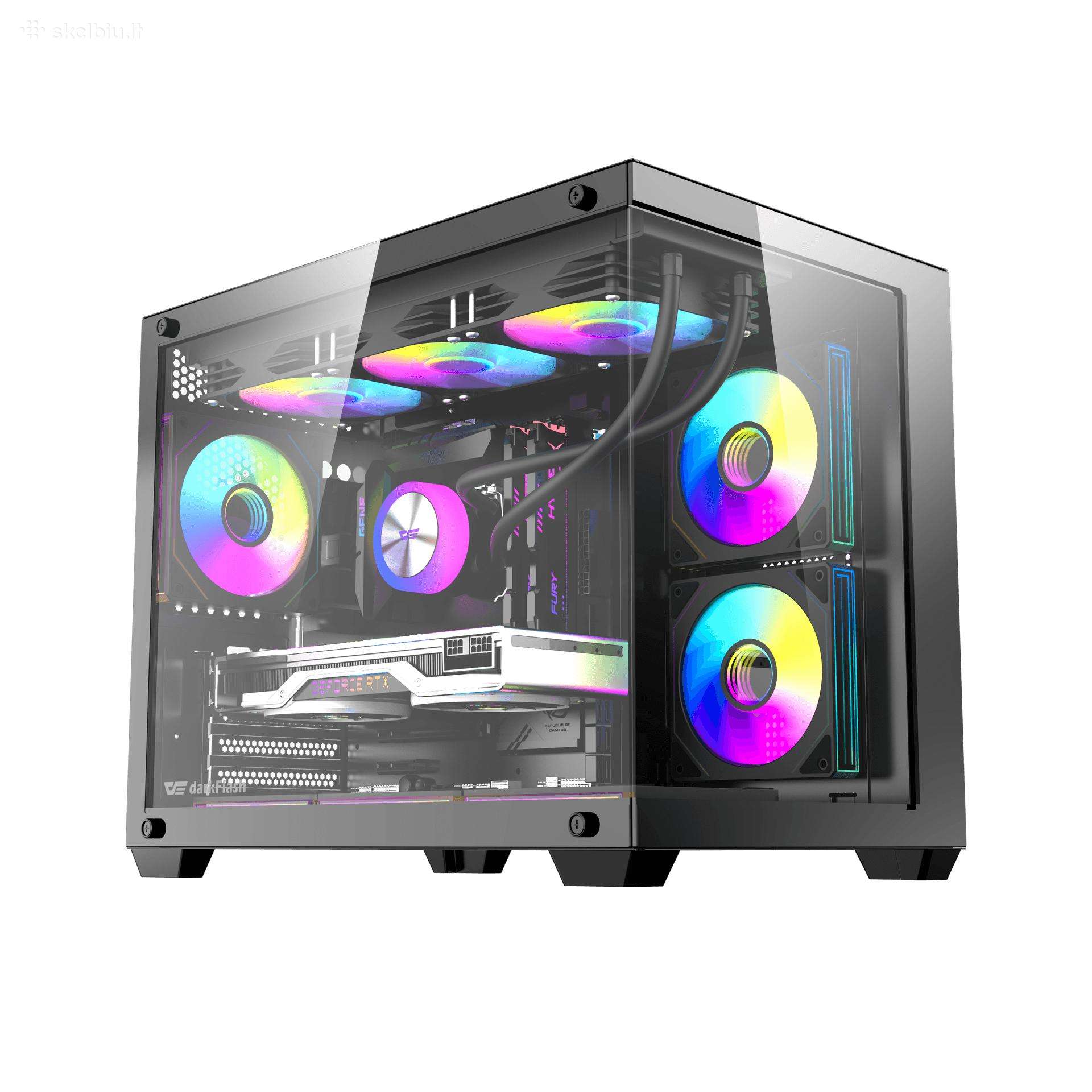 Naujas ! Darkflash B275 Pro + 6x L10 Argb Fan