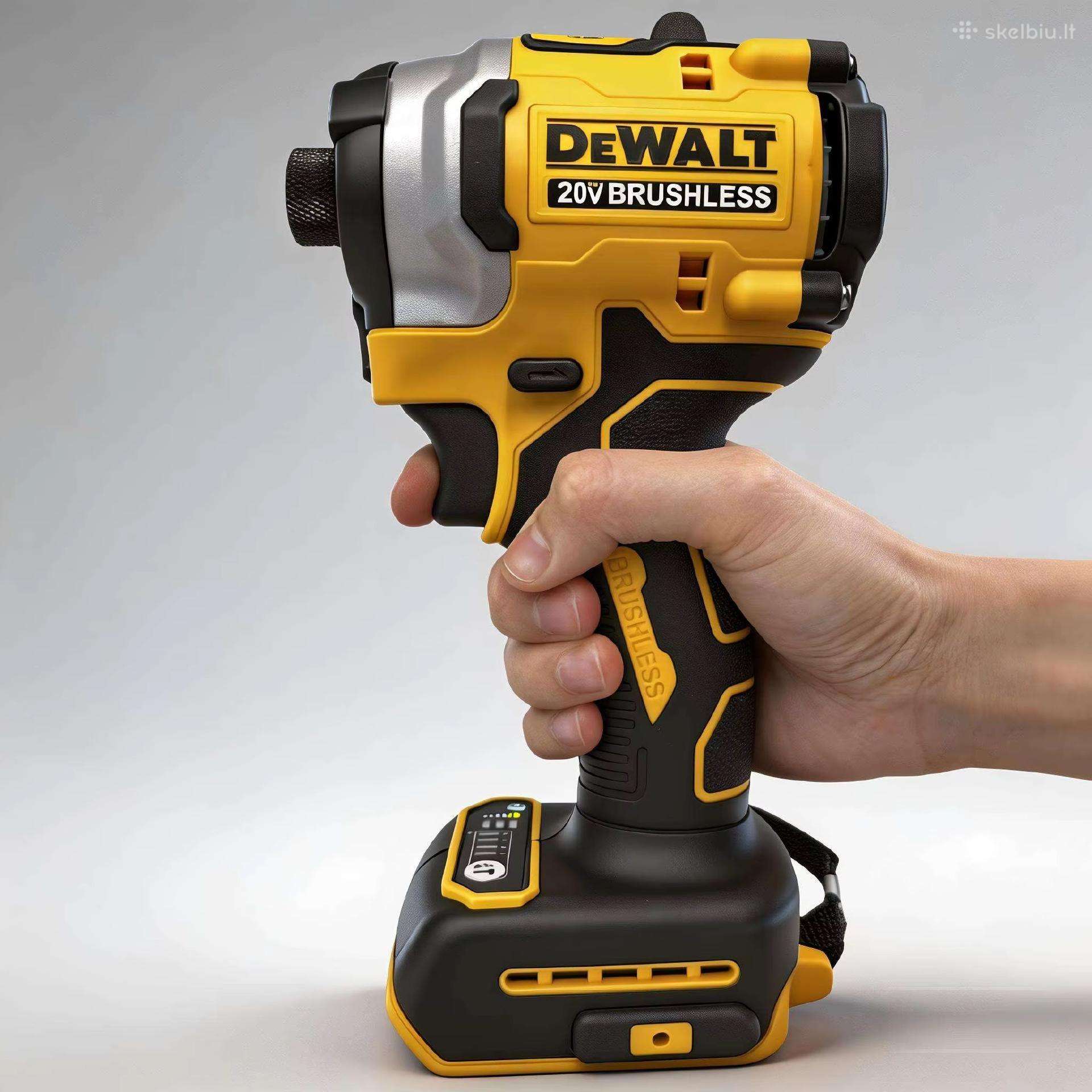 Dewalt Dcf850 akumuliatorinis smūginis suktuvas.