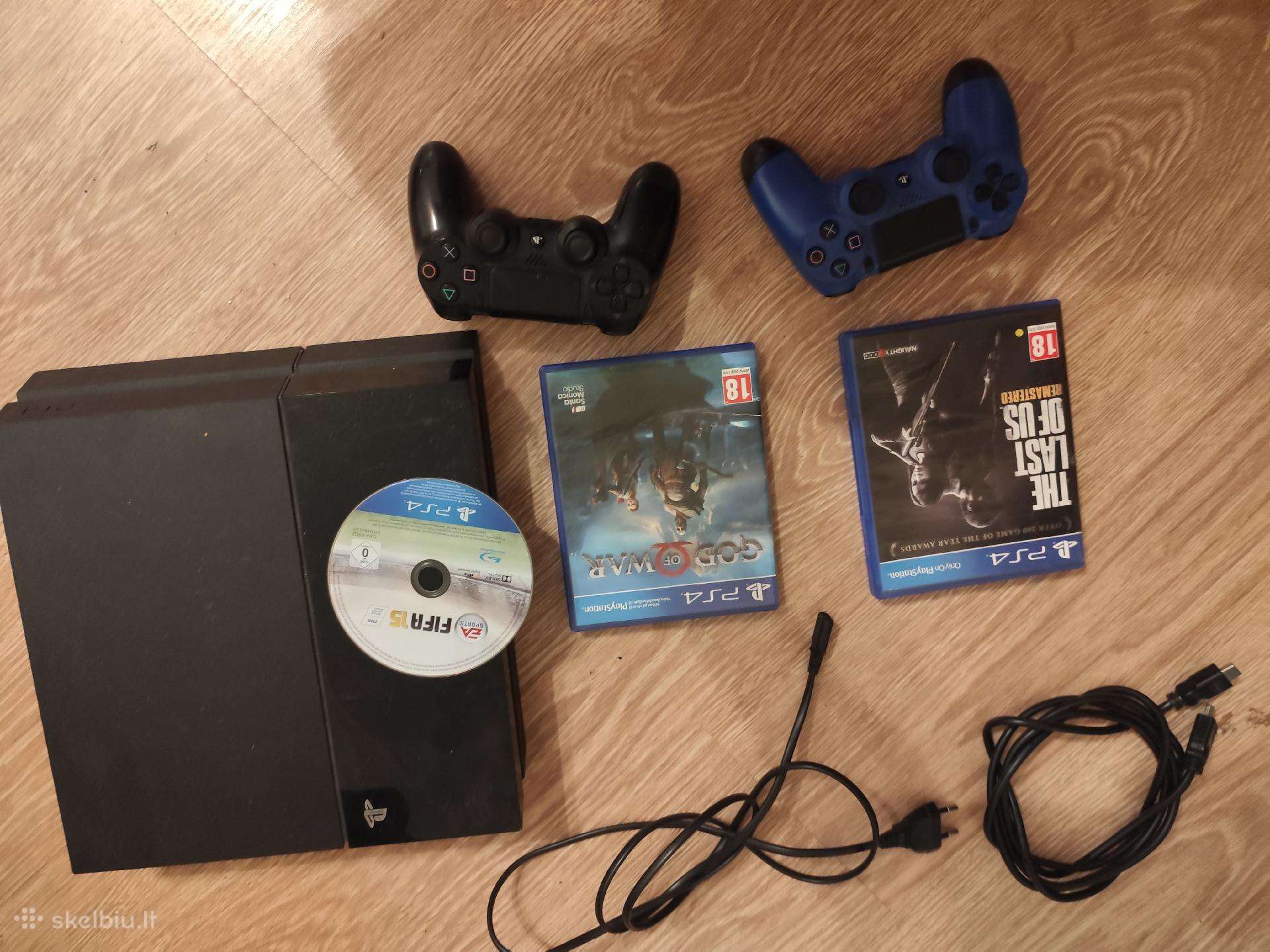 Playstion 4 Fat 500gb +3 žaidimai