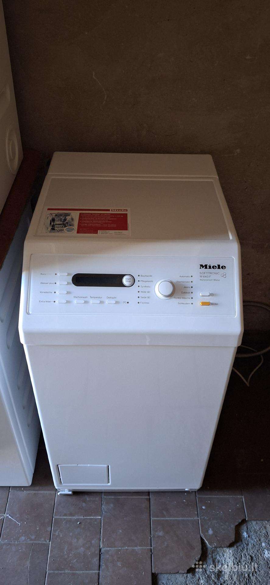 Skalbimo mašina "Miele" W 643 F A+