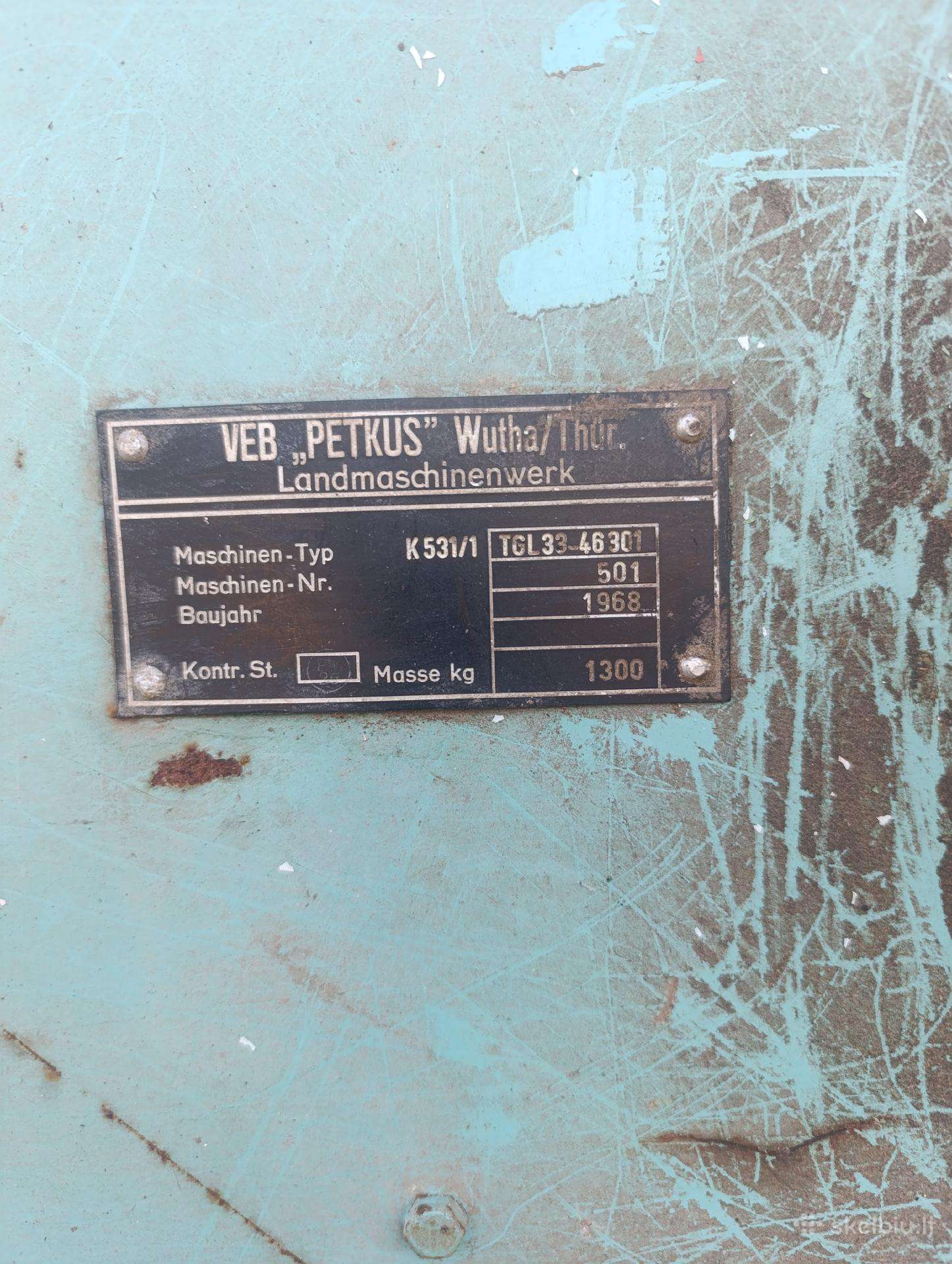 Fortschritt 531, grain processing equipment