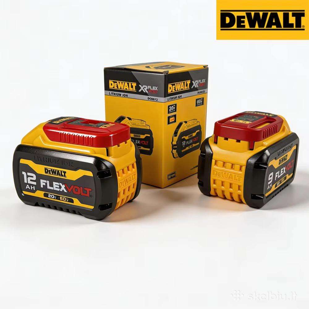 Dewalt 12ah 20/60v akumuliatorius