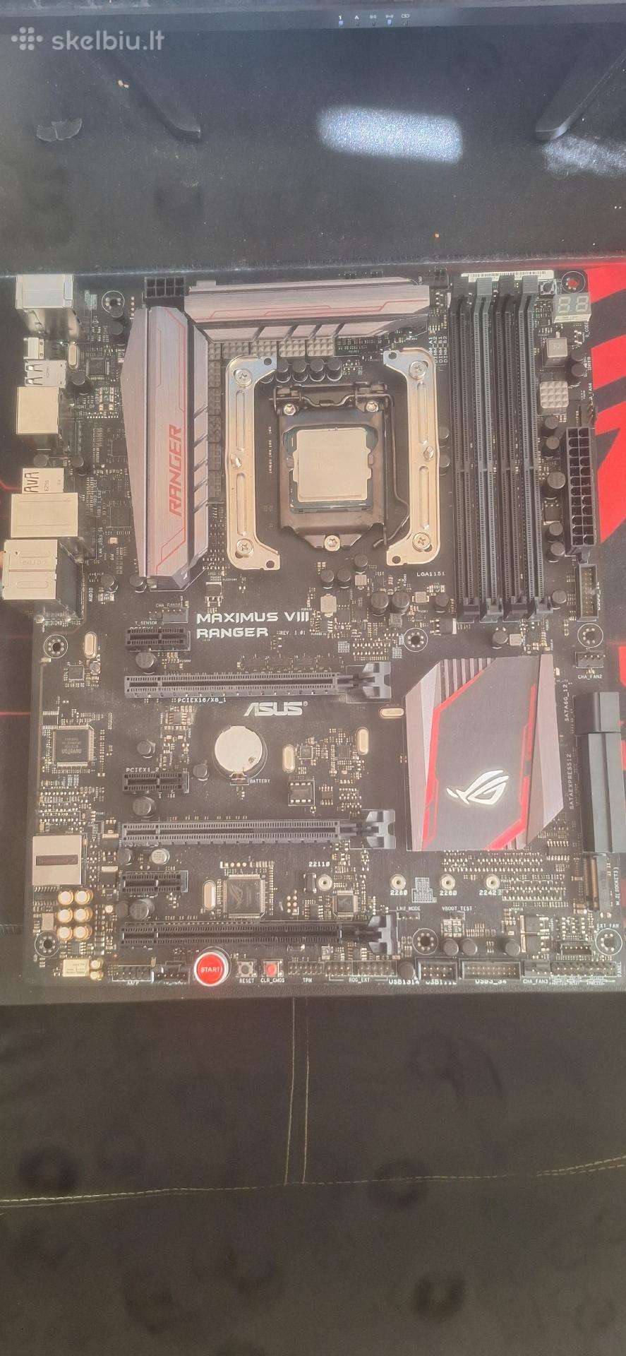 I7 6700 + Asus rog z170 + snowman aušintuvas
