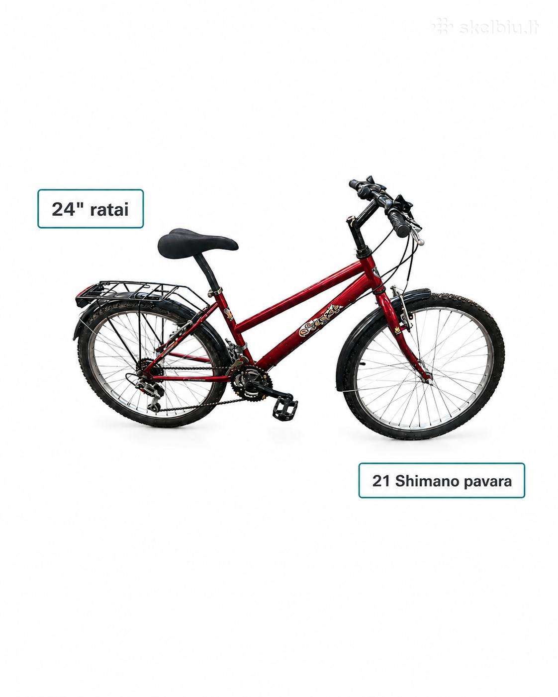 Baltik Vairas 24" ratai, 21 Shimano pavara