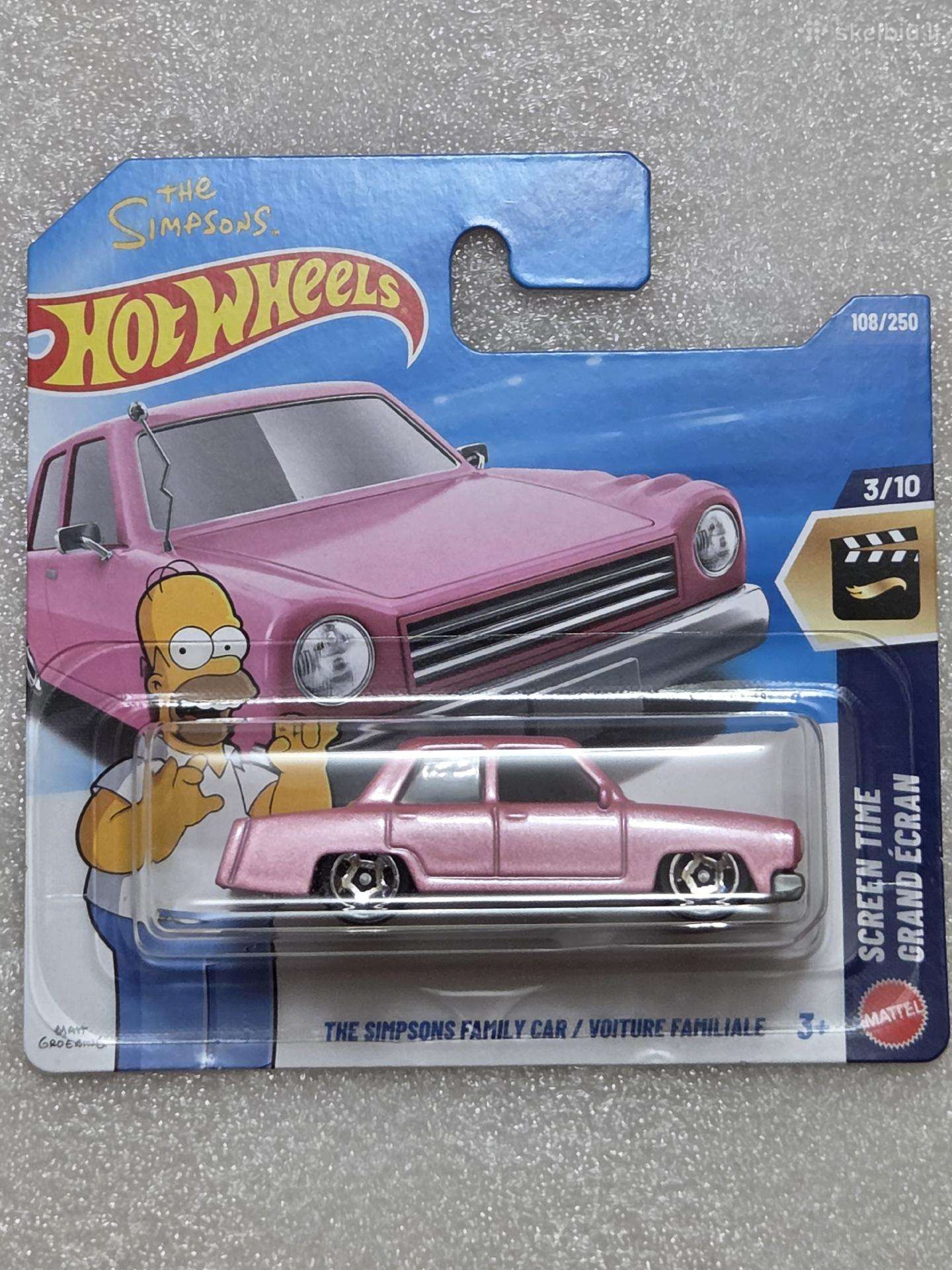 Hot Wheels The Simpsons family car