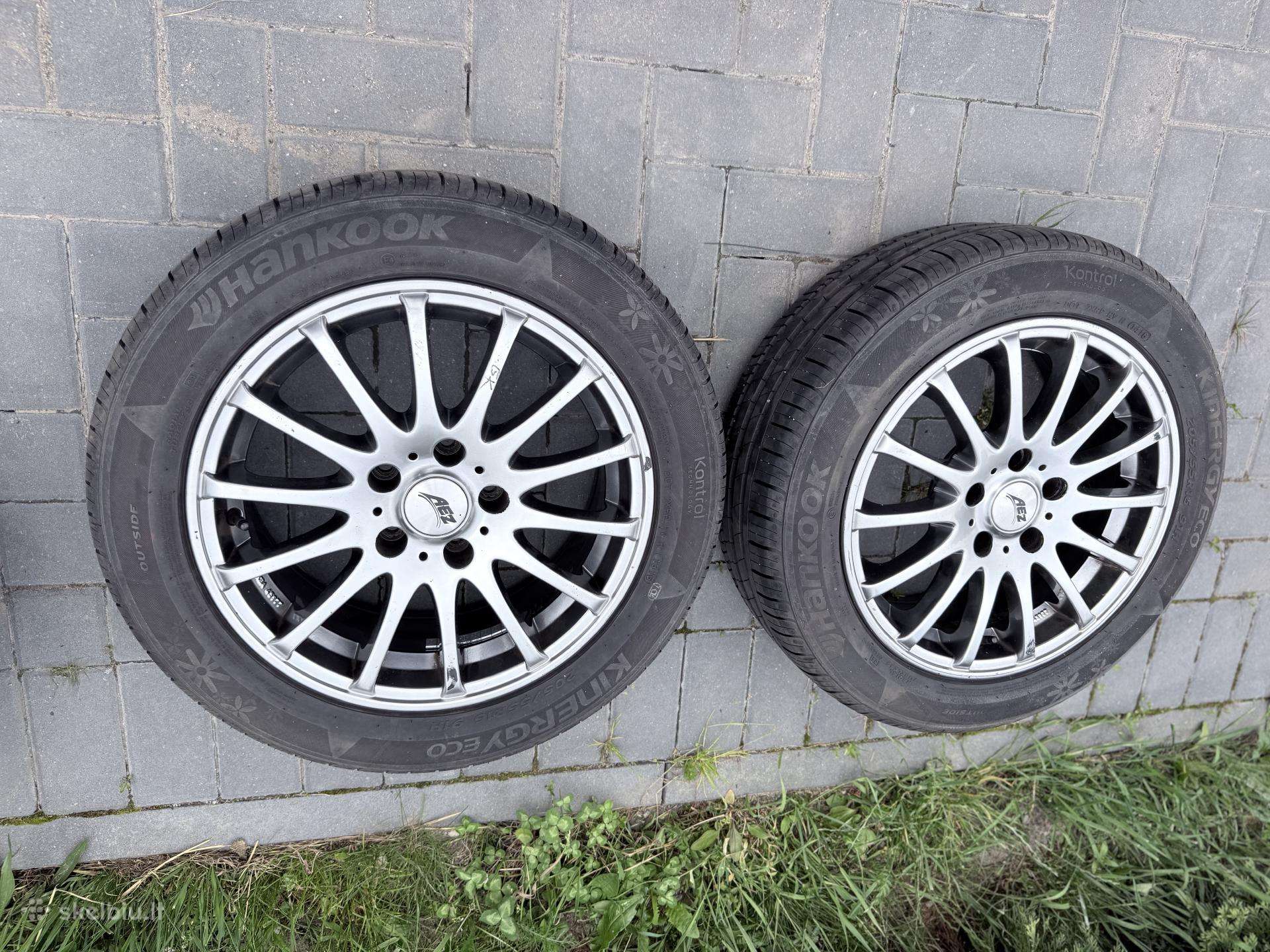 Ratlankiai su padangom nuo VW B6