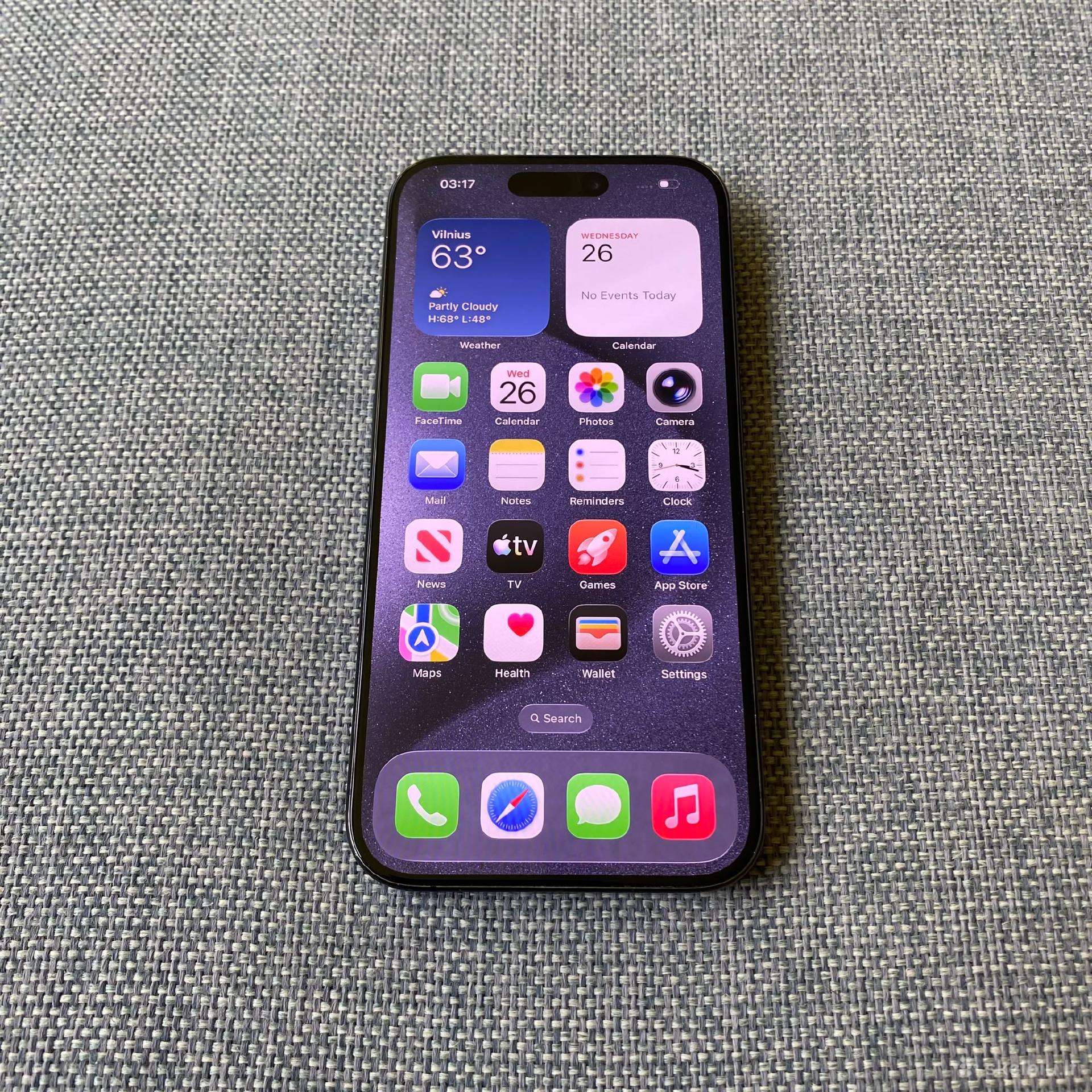 Apple iPhone 15 Pro 128gb Blue Titanium