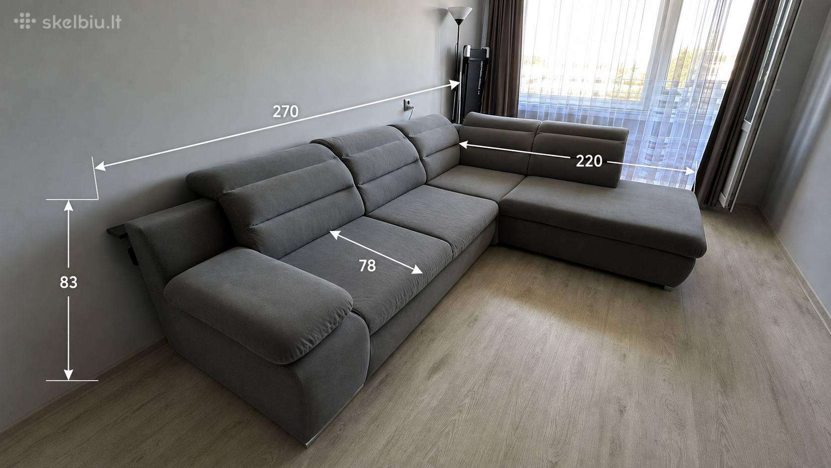Kampine sofa-lova