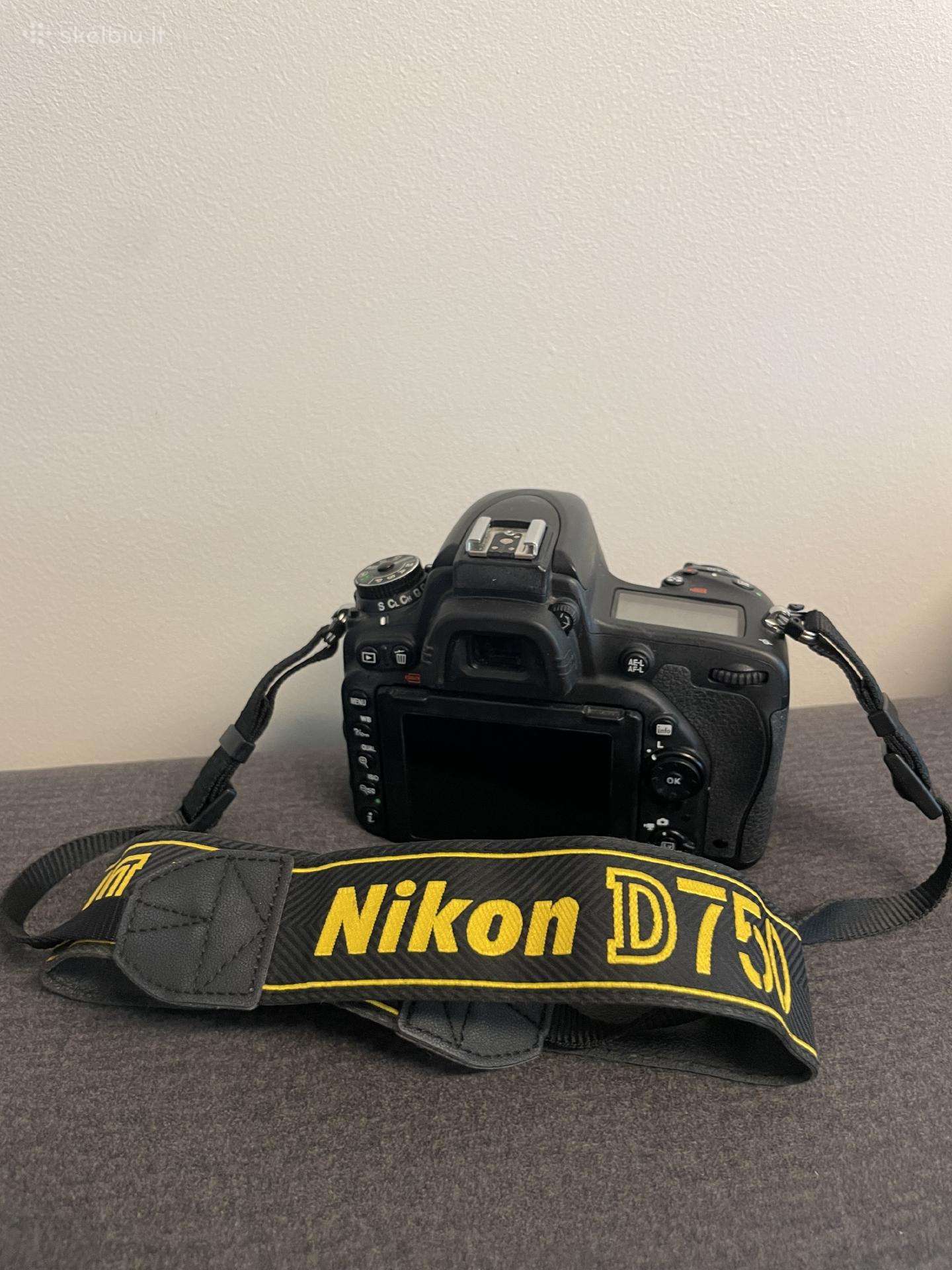 Nikon d750 body, pilno kadro su WiFi
