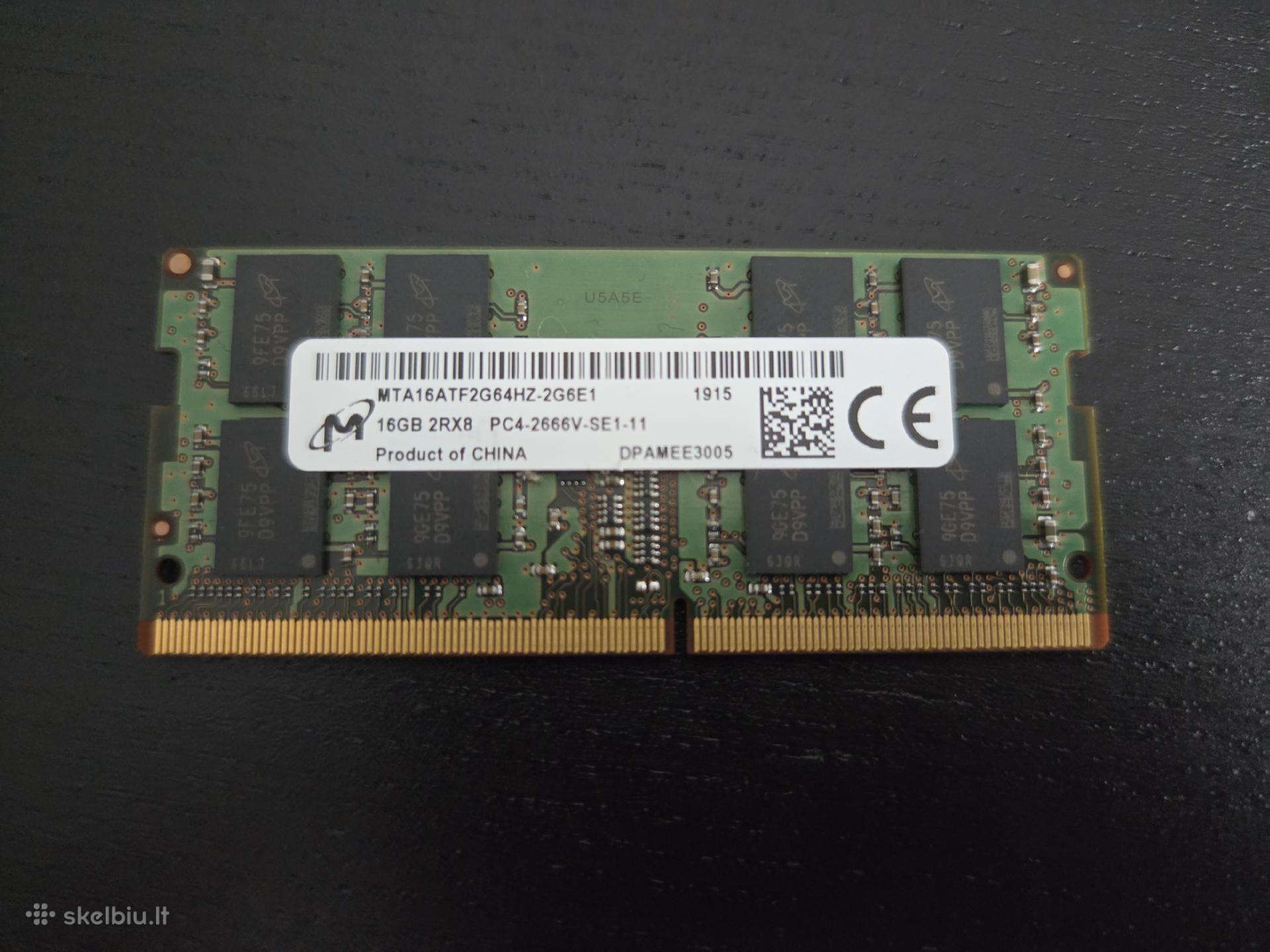 Keičiu 16gb ddr4 RAM į 2x8gb ddr4
