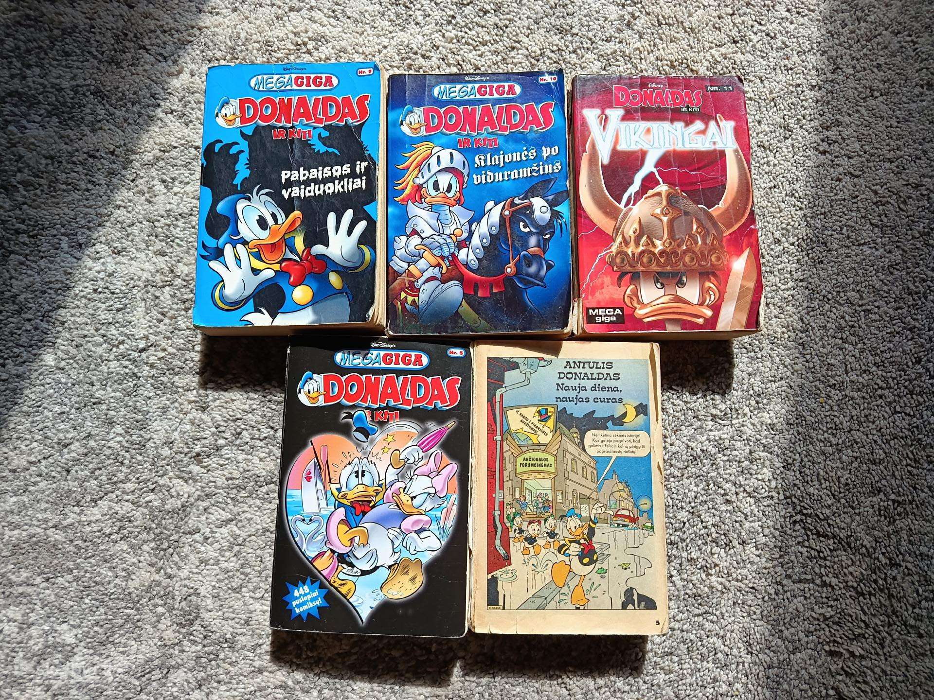Donaldas ir kiti. Mega Giga (Nr. 5, 9, 10, 11, 15)
