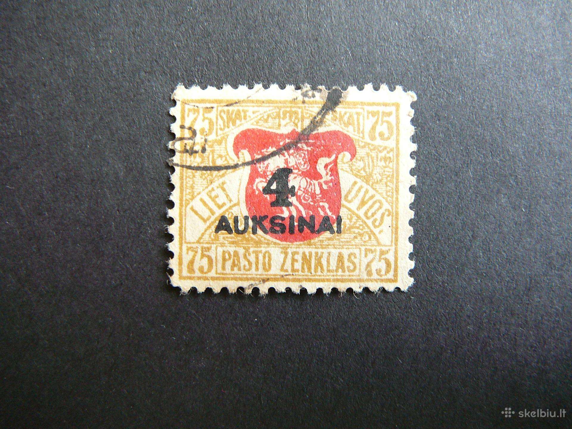 Lietuva 1922 4a/75sk. antsp. lit116a