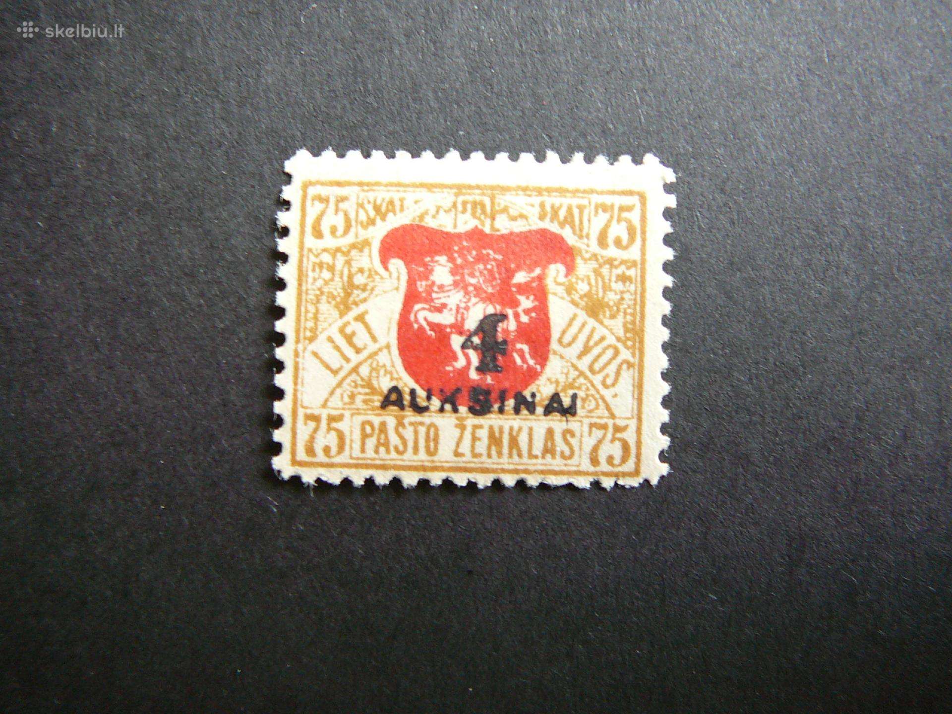 Lietuva 1922 4a/75sk. svarus lit116sp