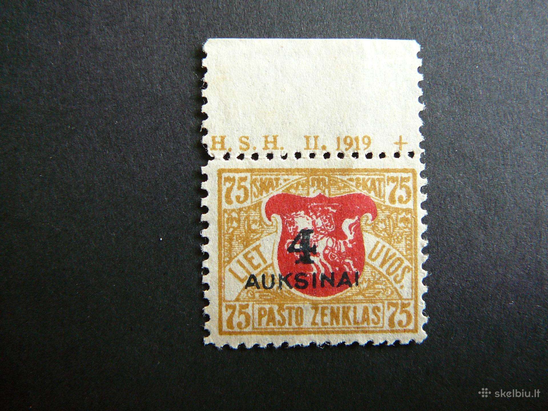 Lietuva 1922 4a/75sk. svarus lit116sb