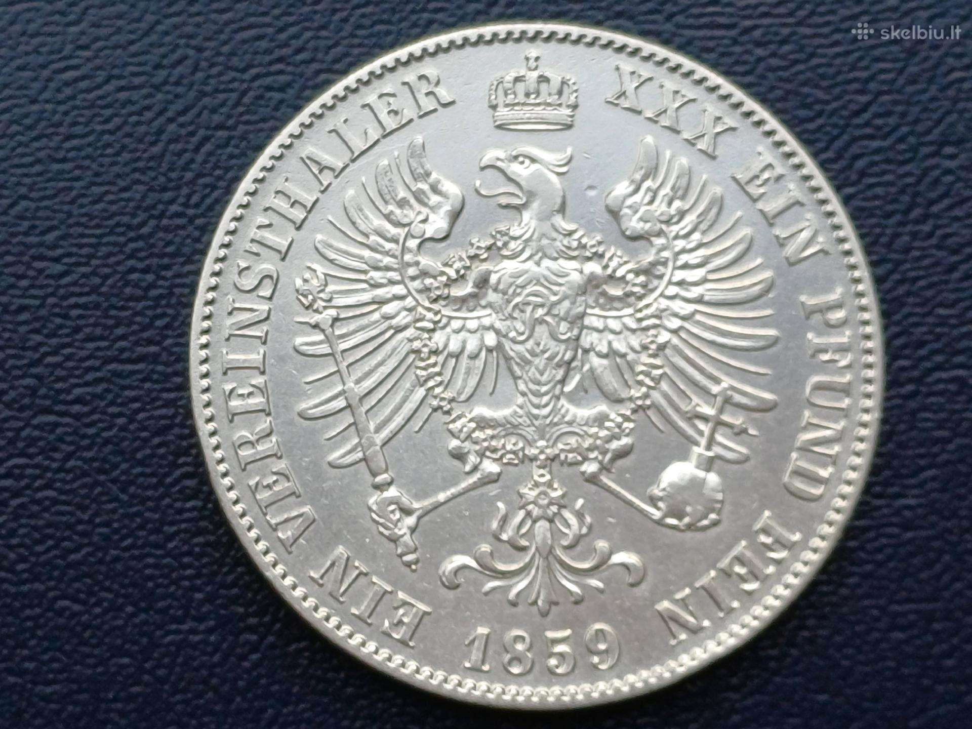 1 taleris 1859m. Sidabras
