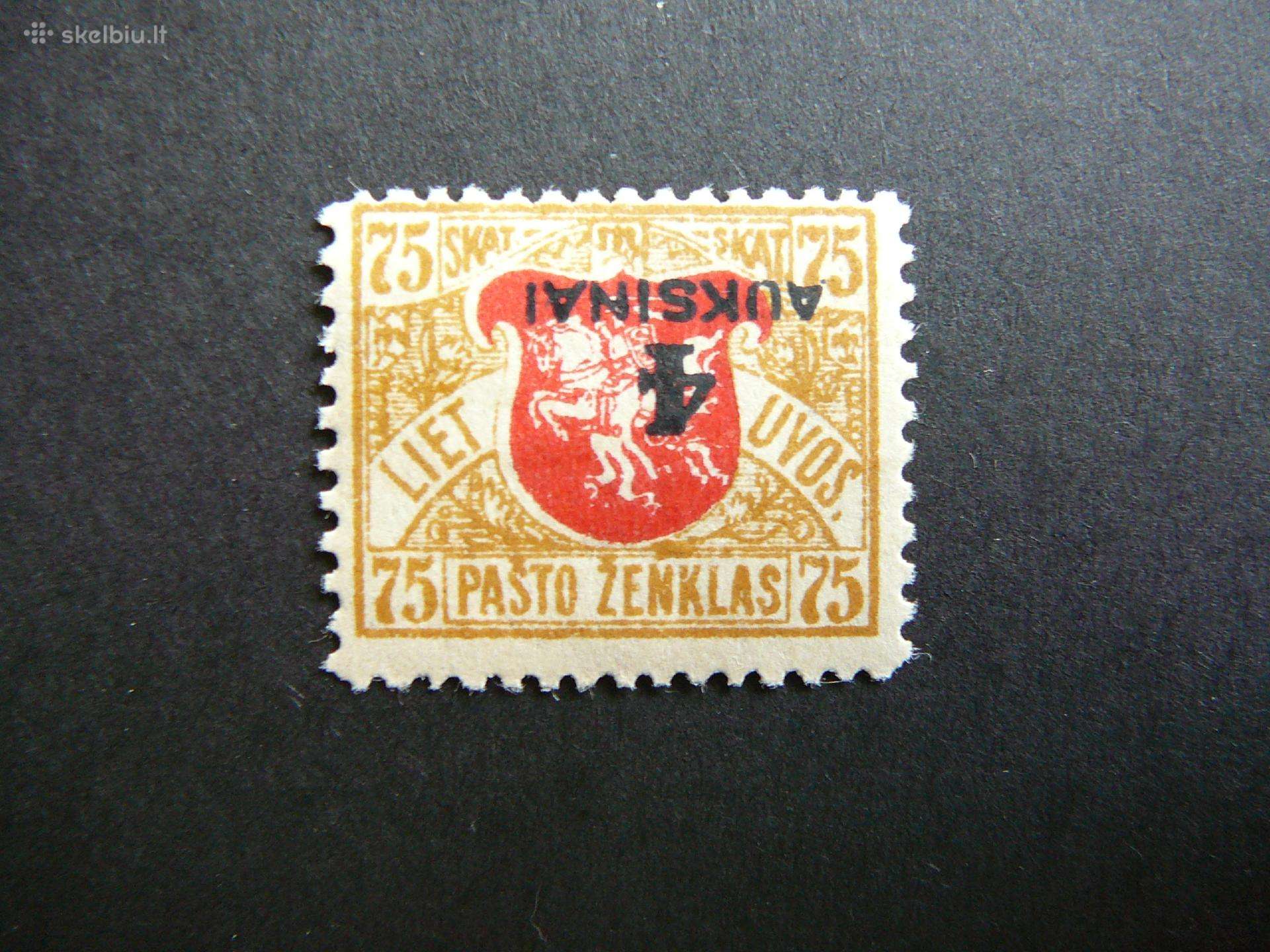 Lietuva 1922 4a/75sk. svarus lit116ap
