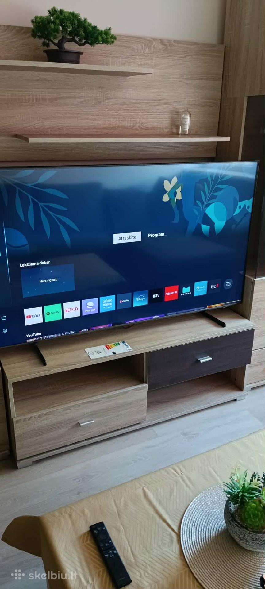 Samsung 55" Qled TV – Ideali būklė, yra dėžė!