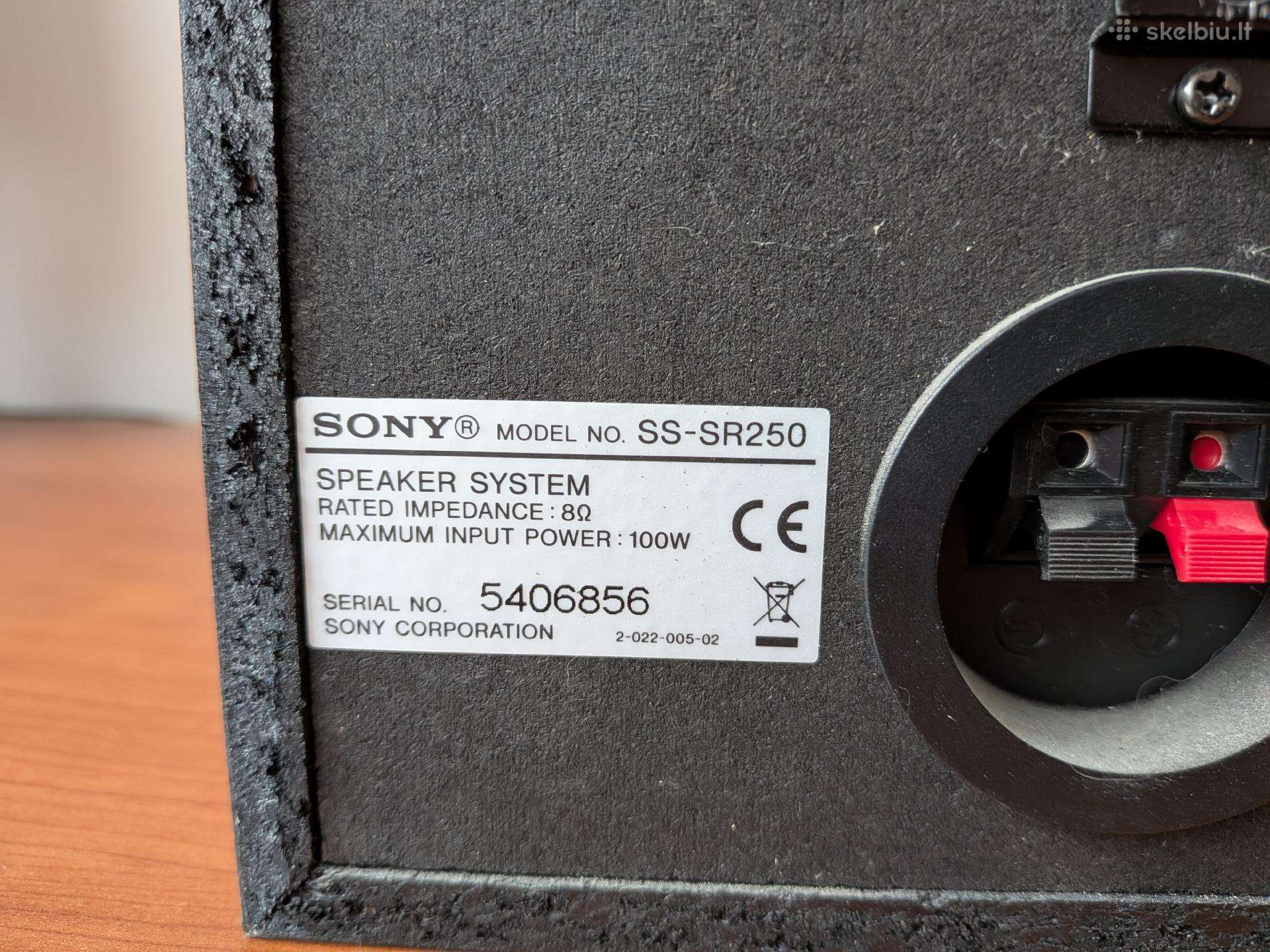 Parduodu kolonėles Sony Ss-sr250