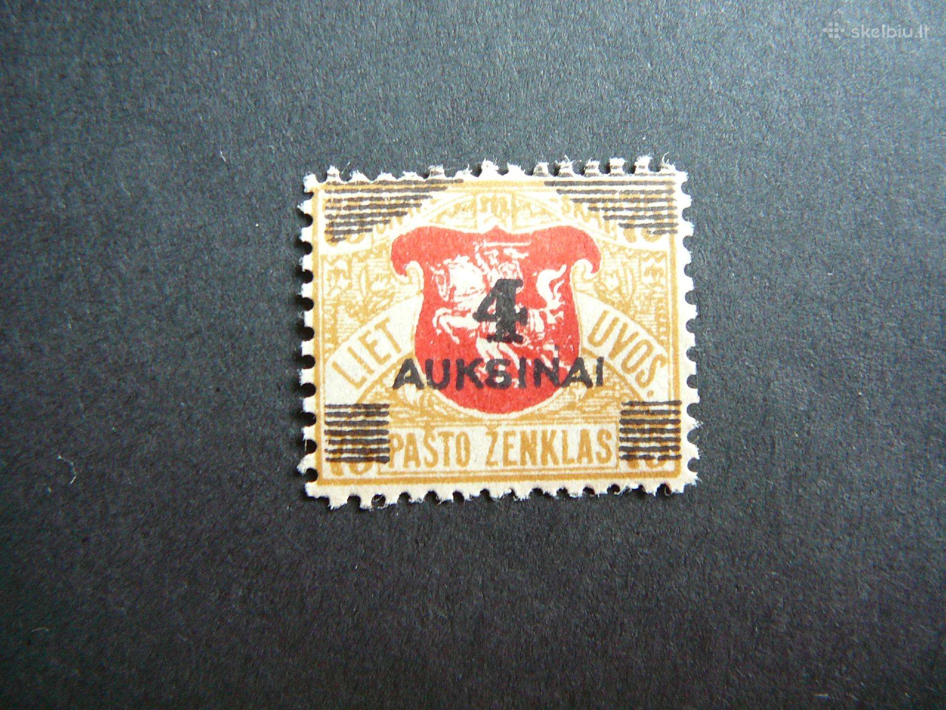 Lietuva 1922 4a/75sk. svarus Mlh lit117sp