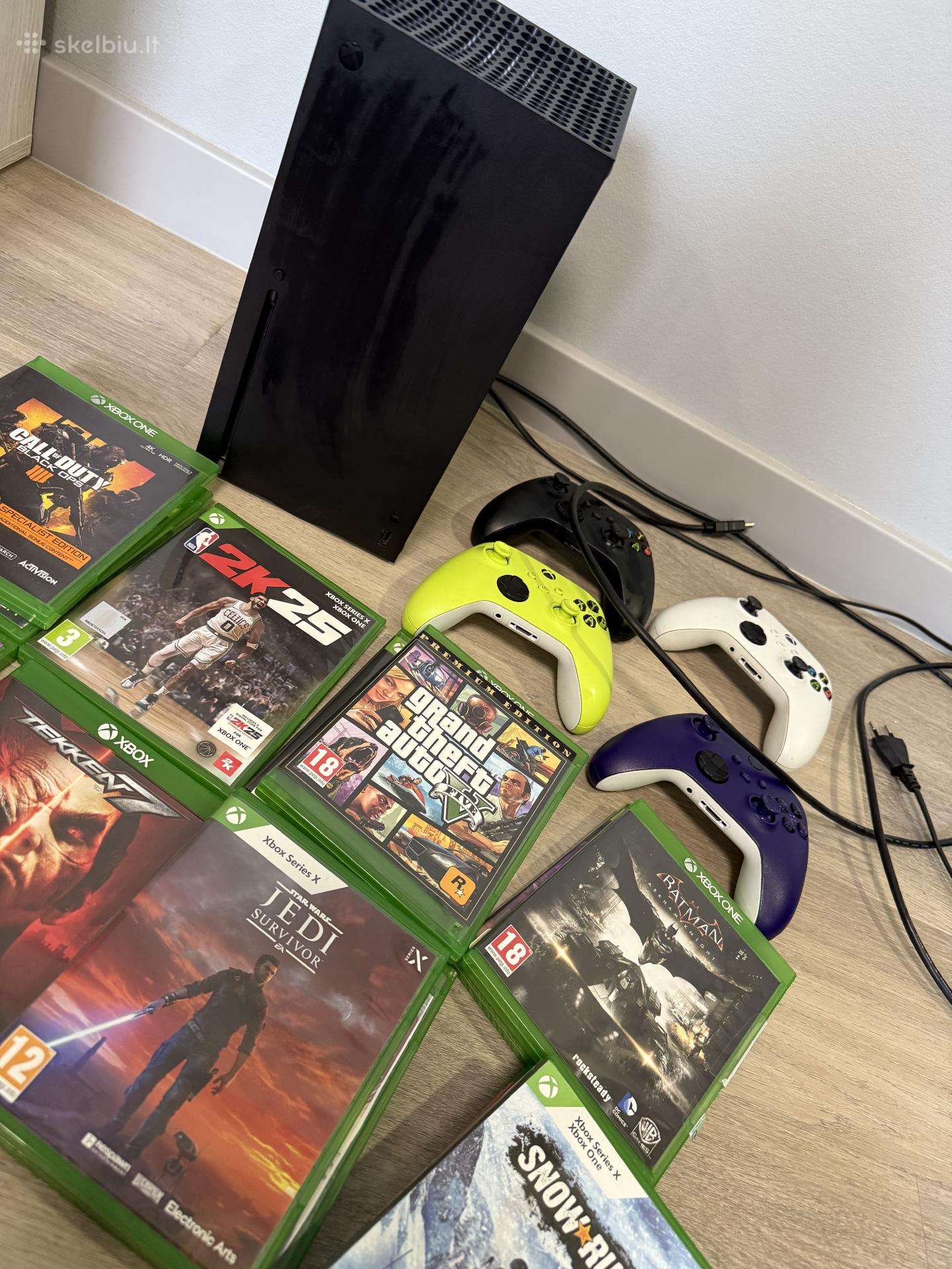 Xbox series X+4 pulteliai + žaidimai