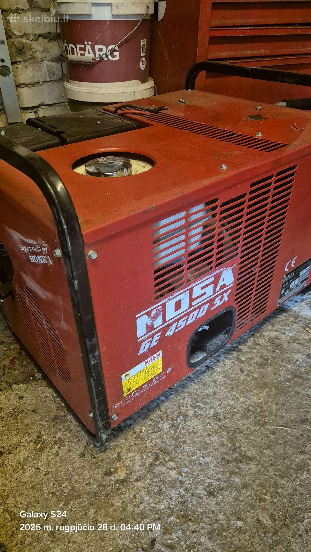 Elektros generatorius Mosa 4500