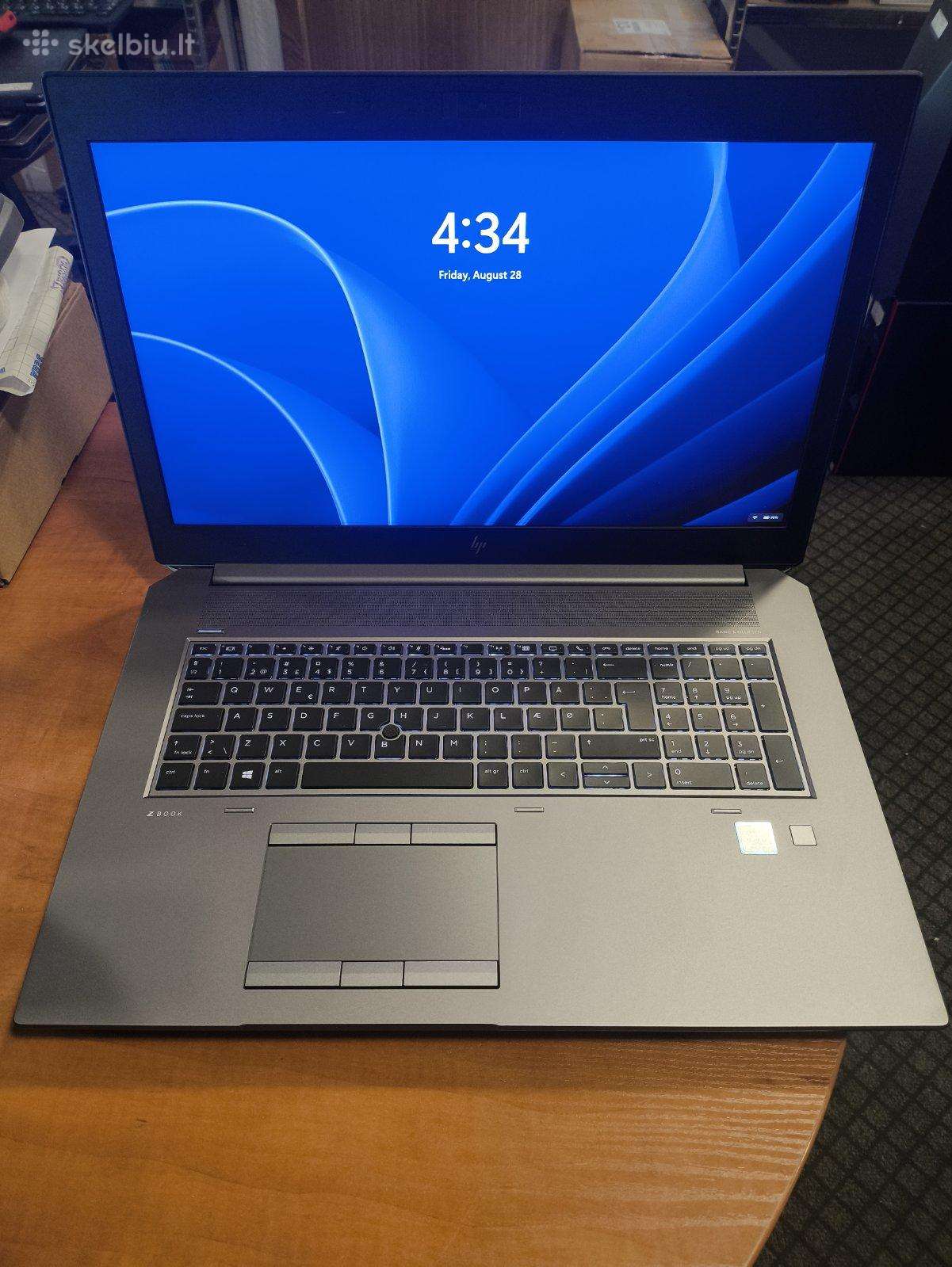 Zbook 17.3 i7-8850h 32gb 512gb P5200 16gb 5%