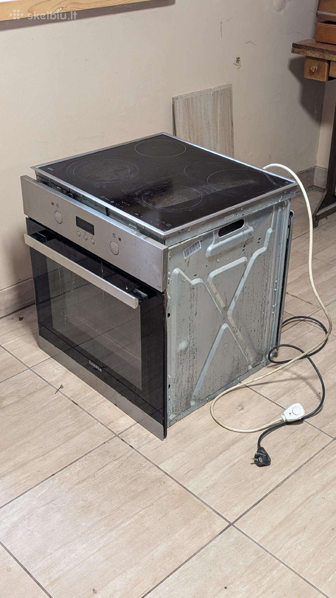 Elektrinės kaitlentės ir orkaitės komplektas
