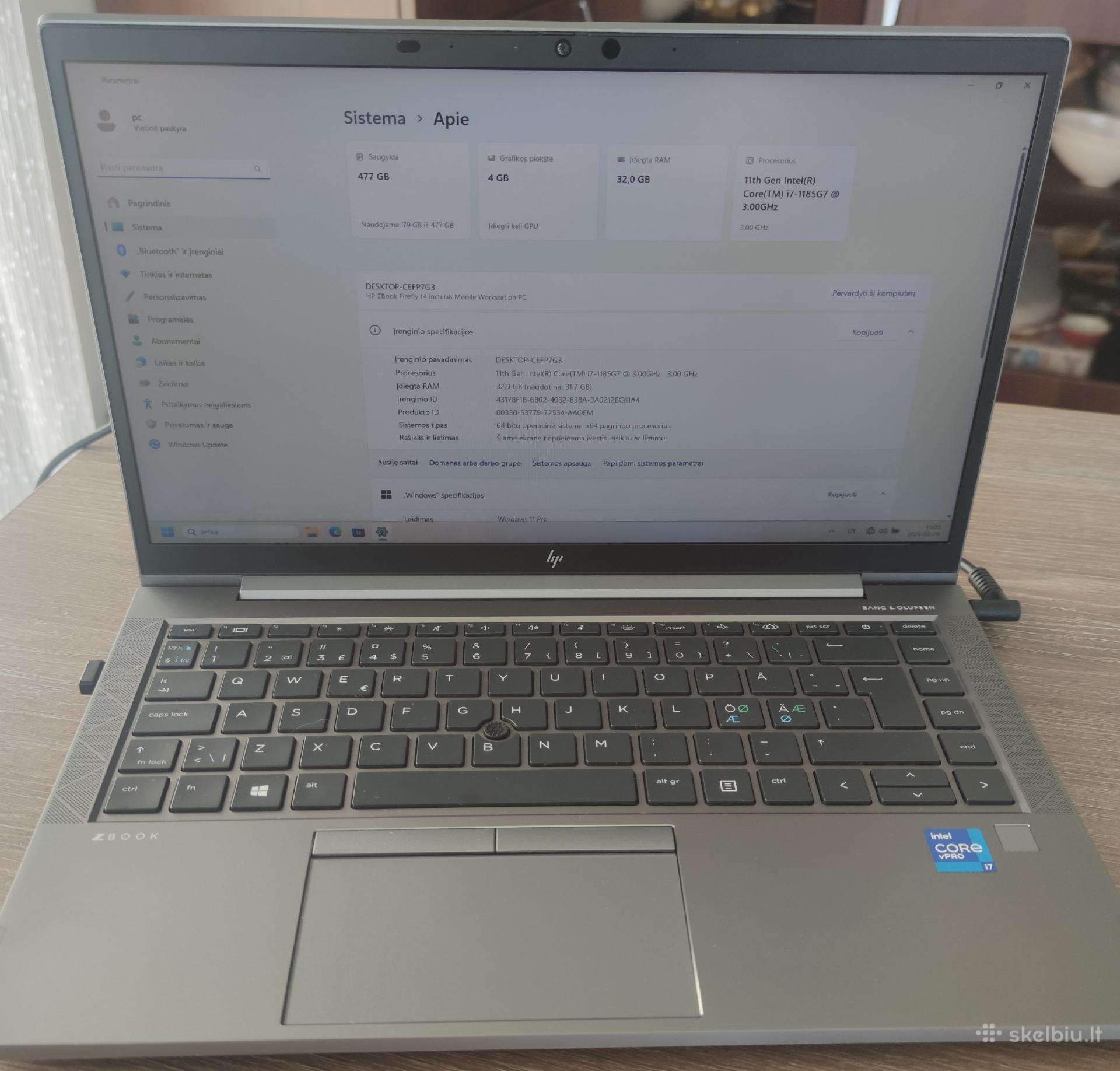 Hp Zbook 14 G8 Intel I7-1185g7 32gb 512gb