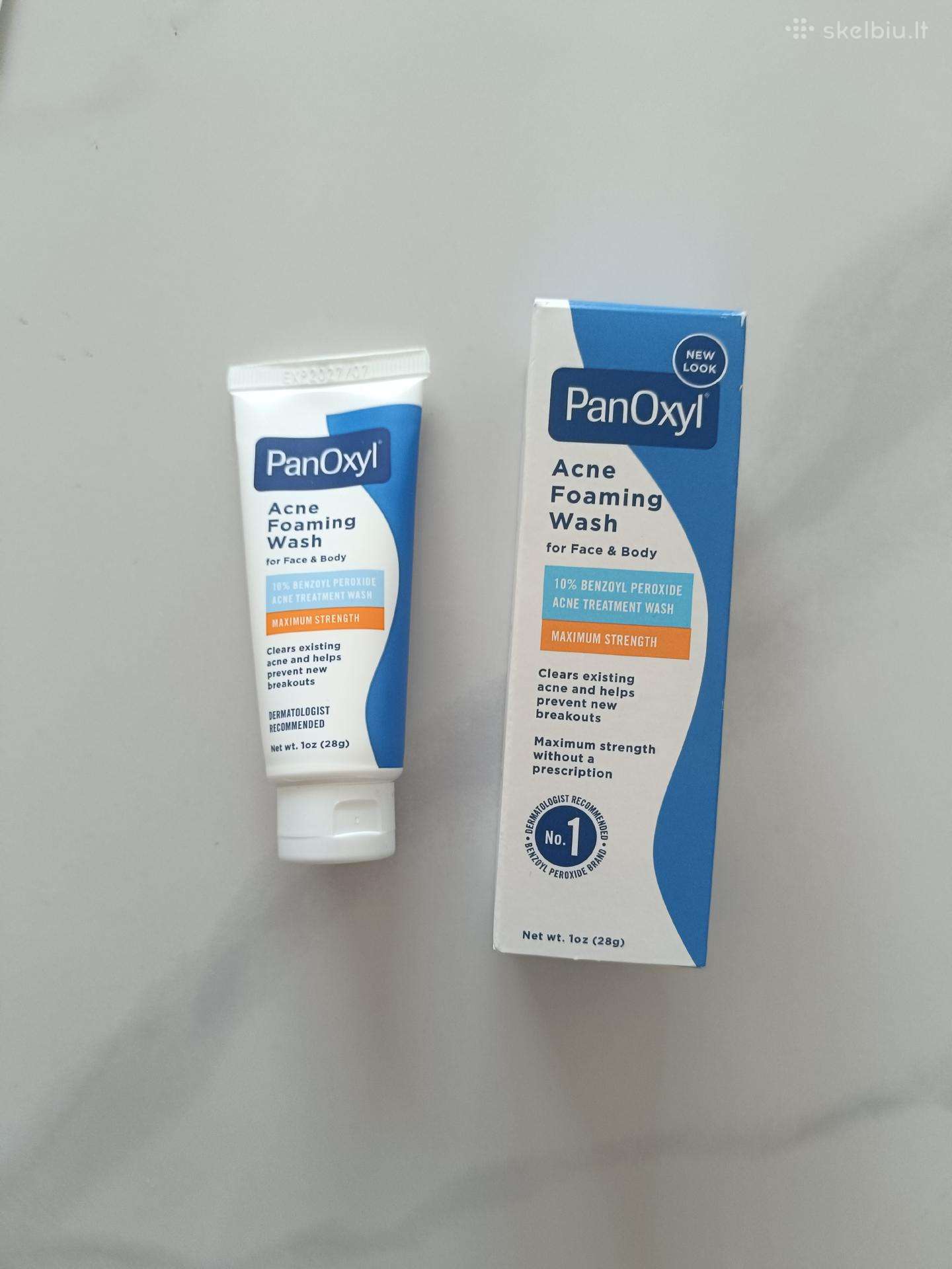 Panoxyl 10 proc 28 ml, antibakterinis prausiklis