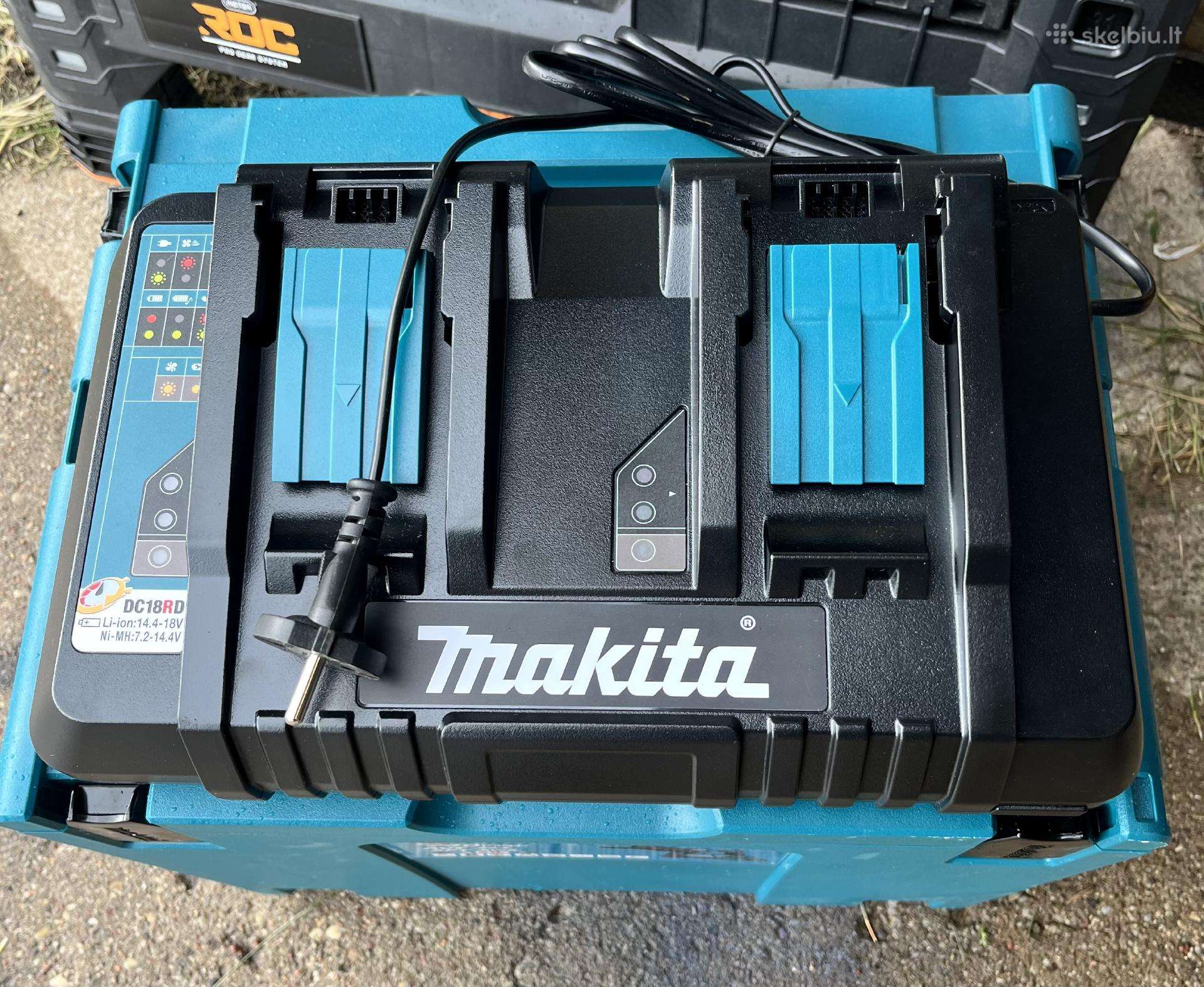 Makita Dc18rd greitasis pakrovėjas