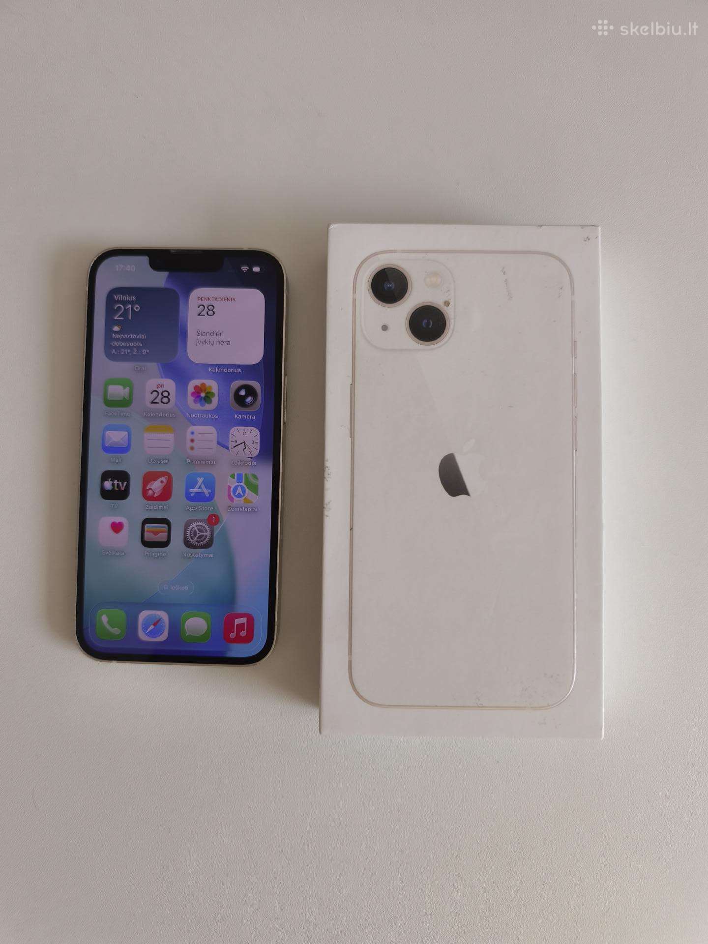 Telefonas Apple iPhone 13 128 GB Telefonai