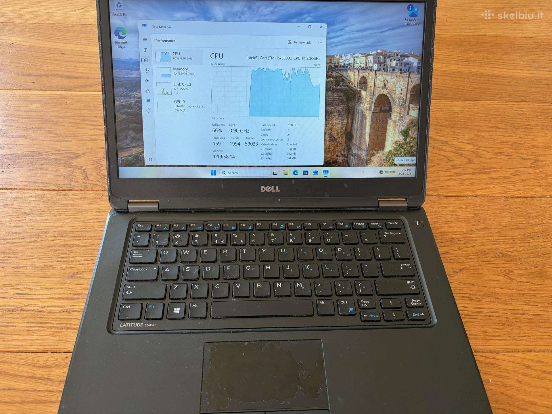 Dell Latitude E5450 14" i5-5300 8gb 256gb