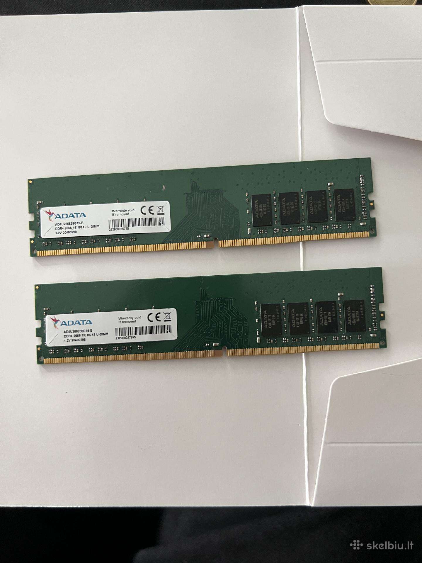 Adata 16gb (2x8gb) Ddr4 2666mhz RAM