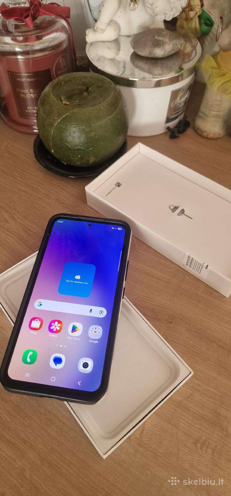 Kaip Naujas Samsung A54 5G dėžutė,įkroviklis.