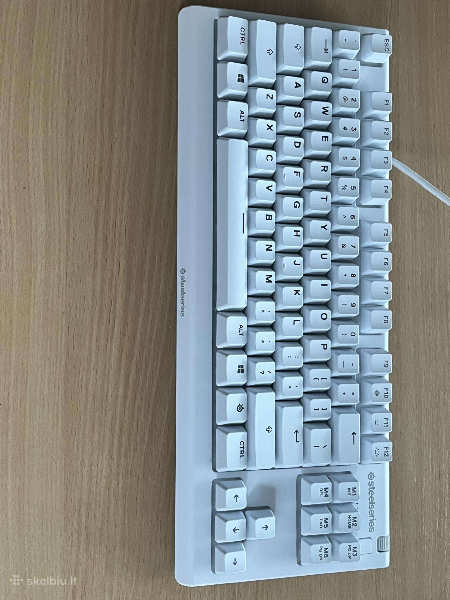 Žaidimų klaviatūra Steelseries Apex 3 Tkl (balta)