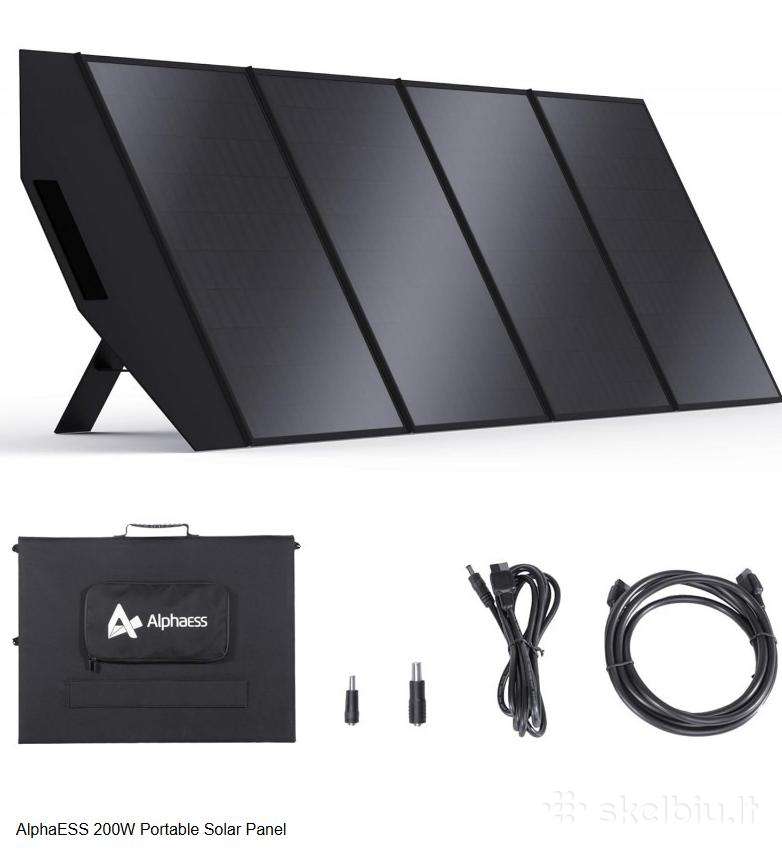 Alphaess 200w saulės modulis su Mppt ir reguliuoja