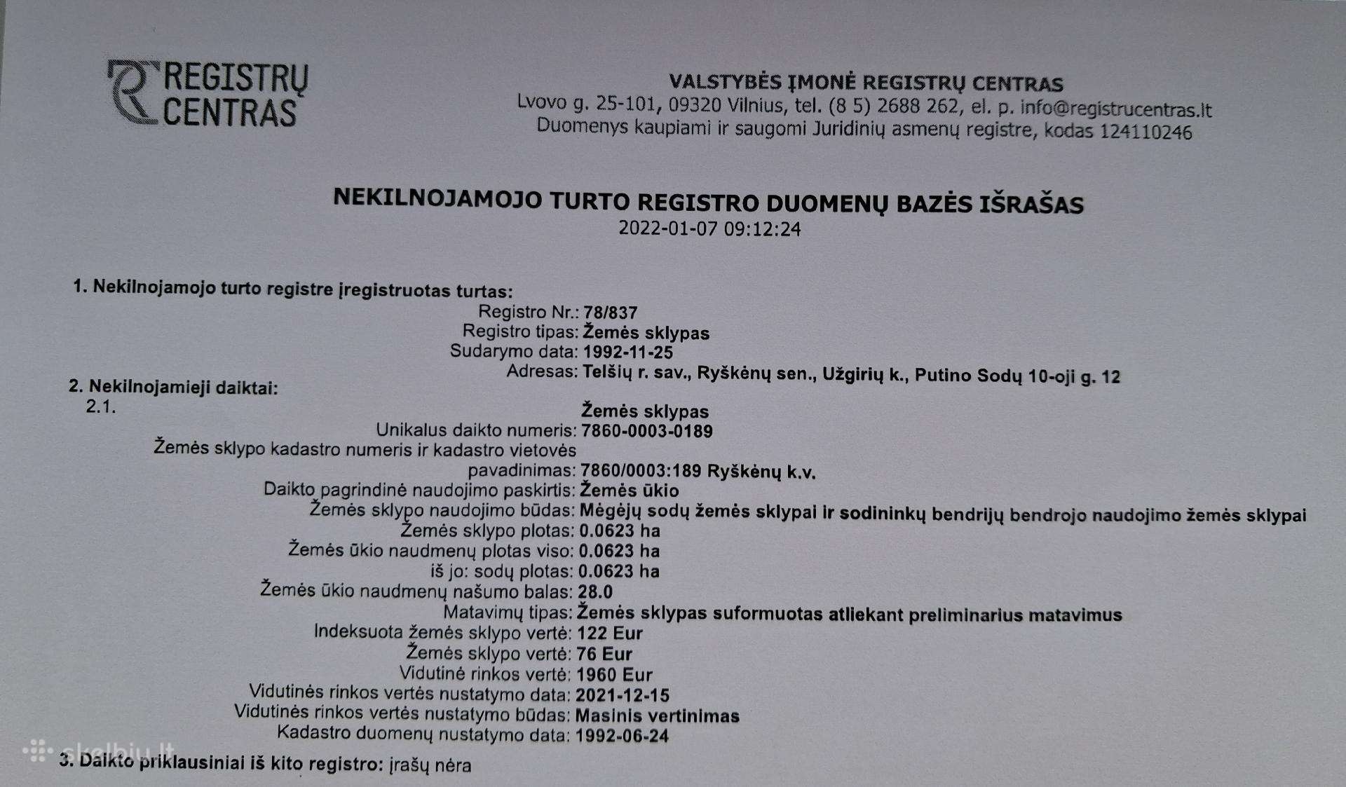 Sklypas geroje vietoje
