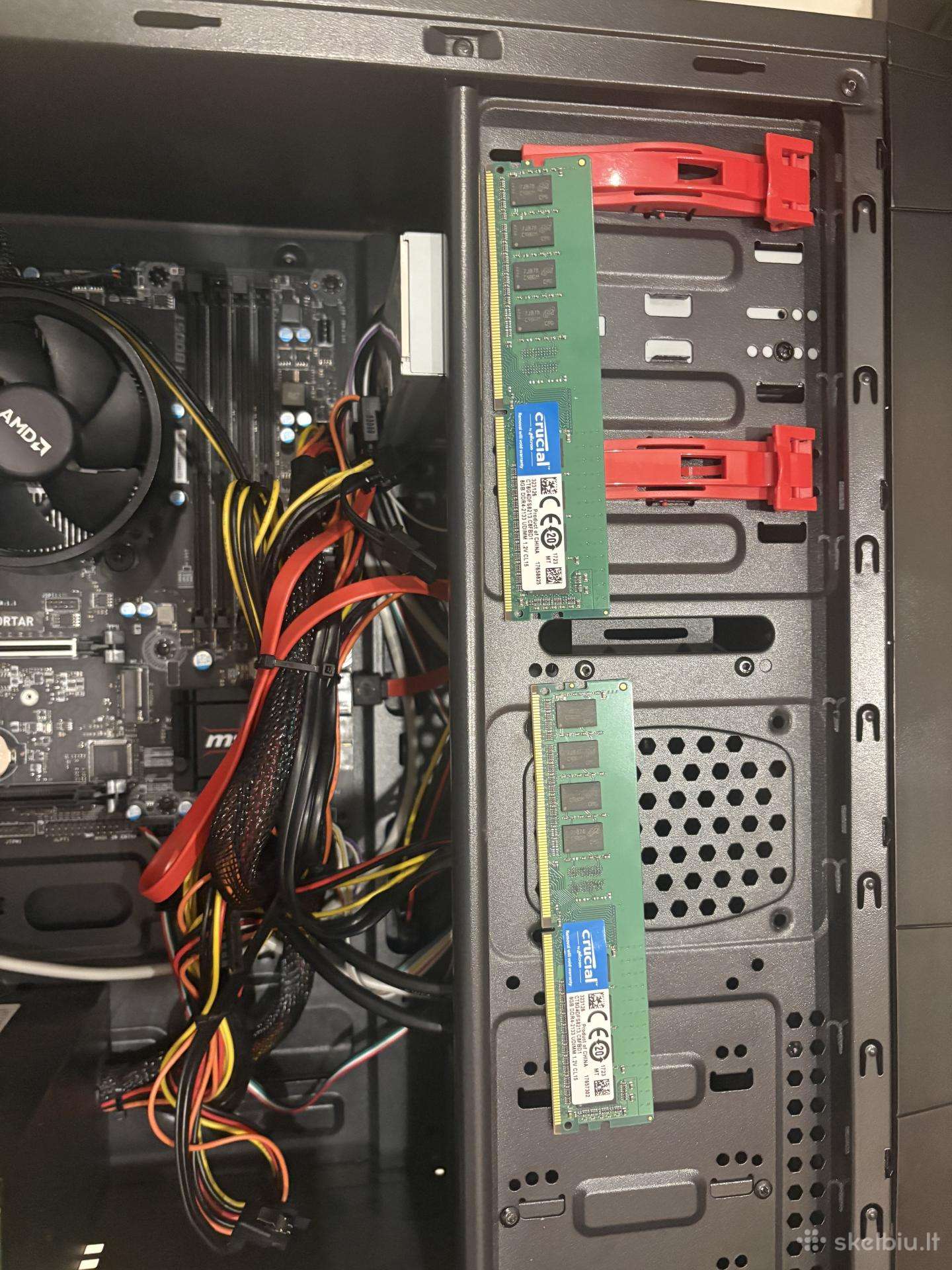 Žaidimų stacionarus kompiuteris. 16 GB RAM. Neišba