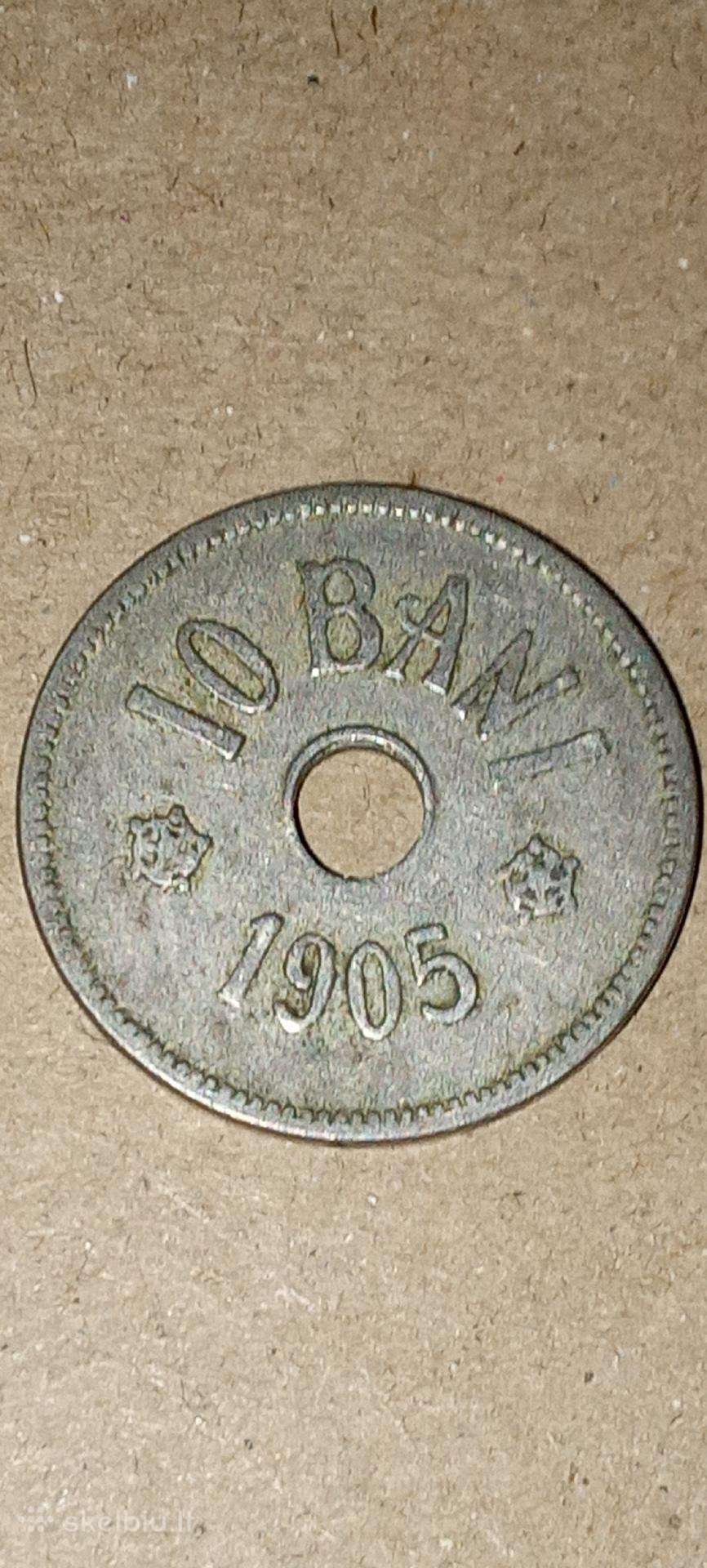 Rumunija 5 baniai 1905
