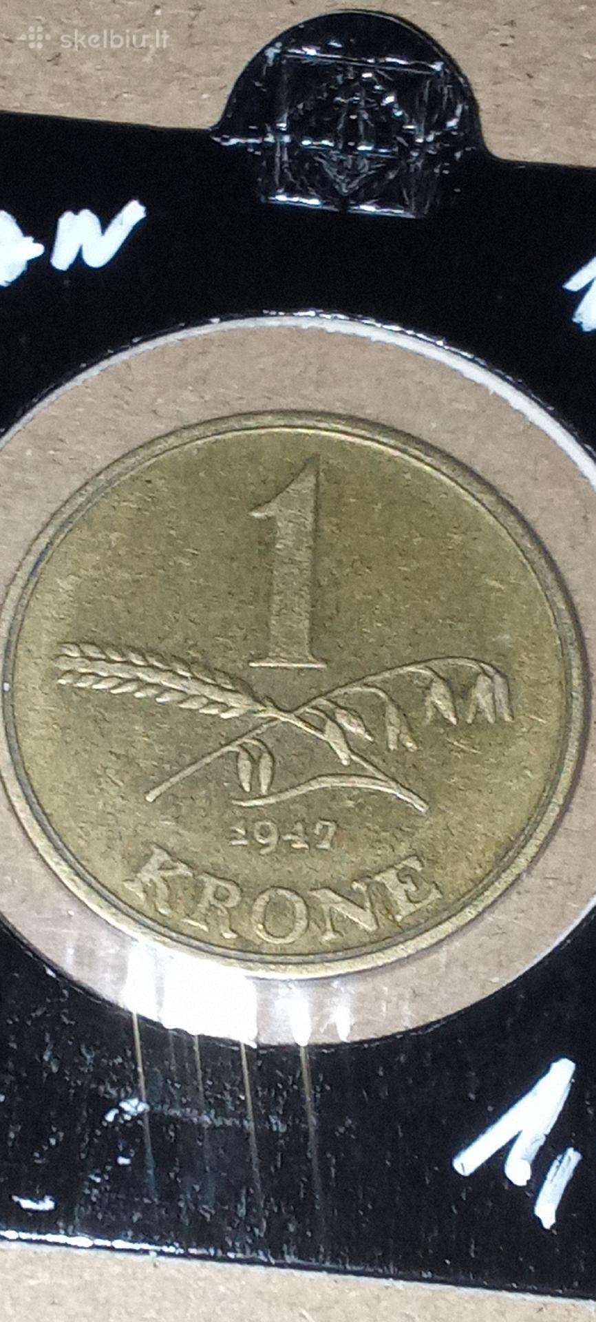 Danija 1 krona 1947