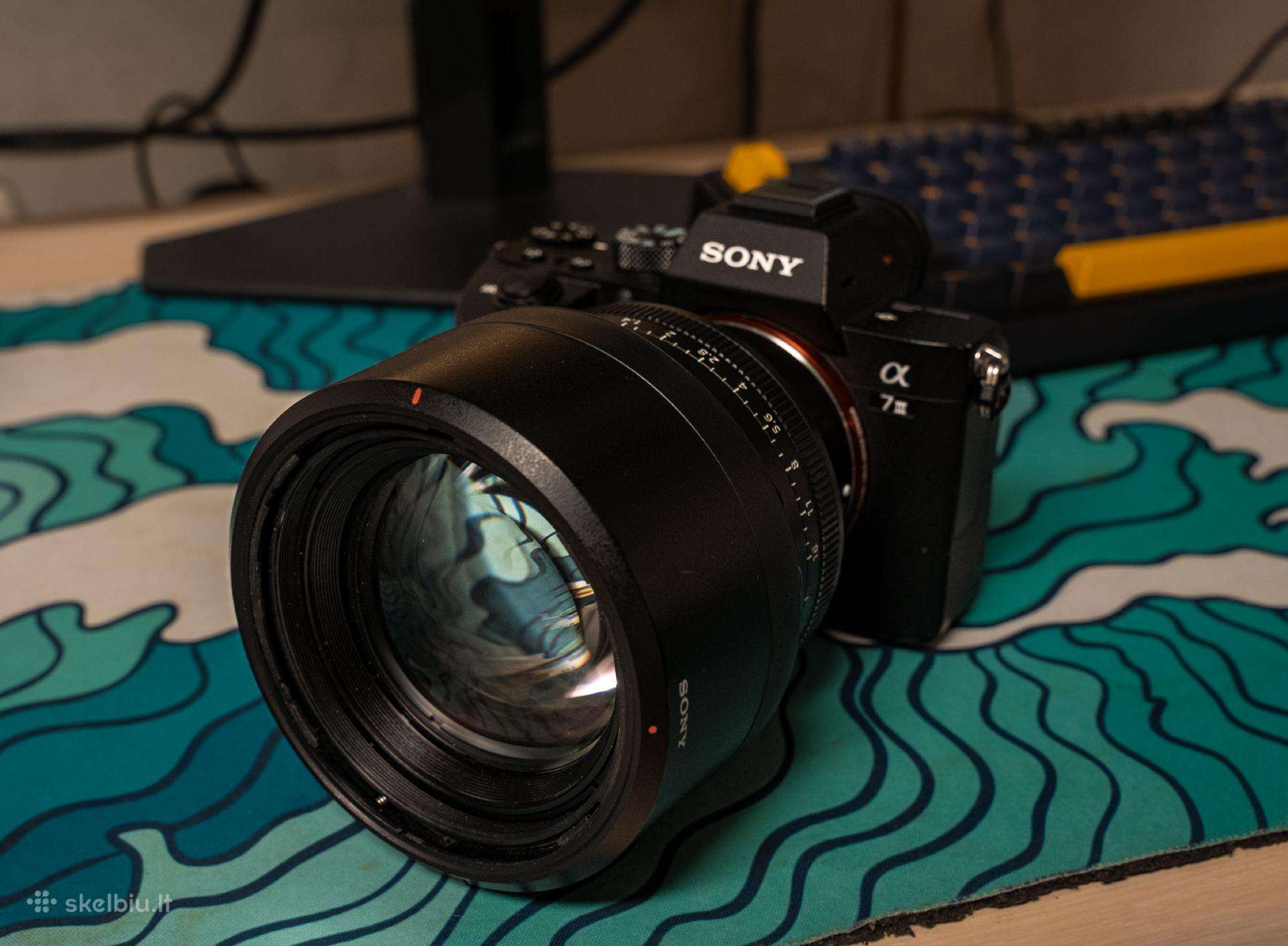 Sony A7III, labai geros būklės