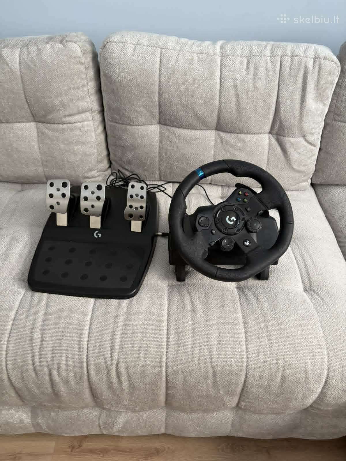 Žaidimų vairas ir pedalai logitech G923