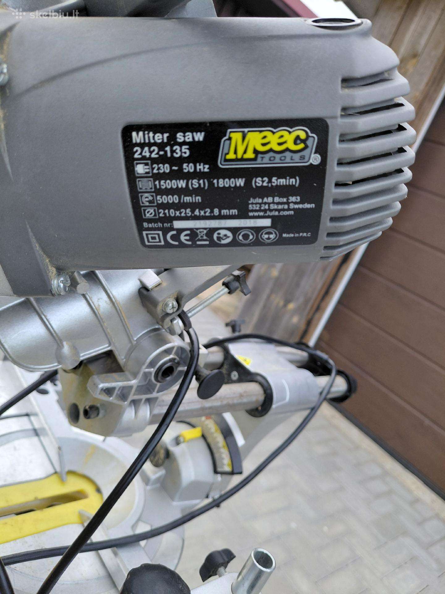 Skersinio pjovimo pjūklas Meec Tools 1800w