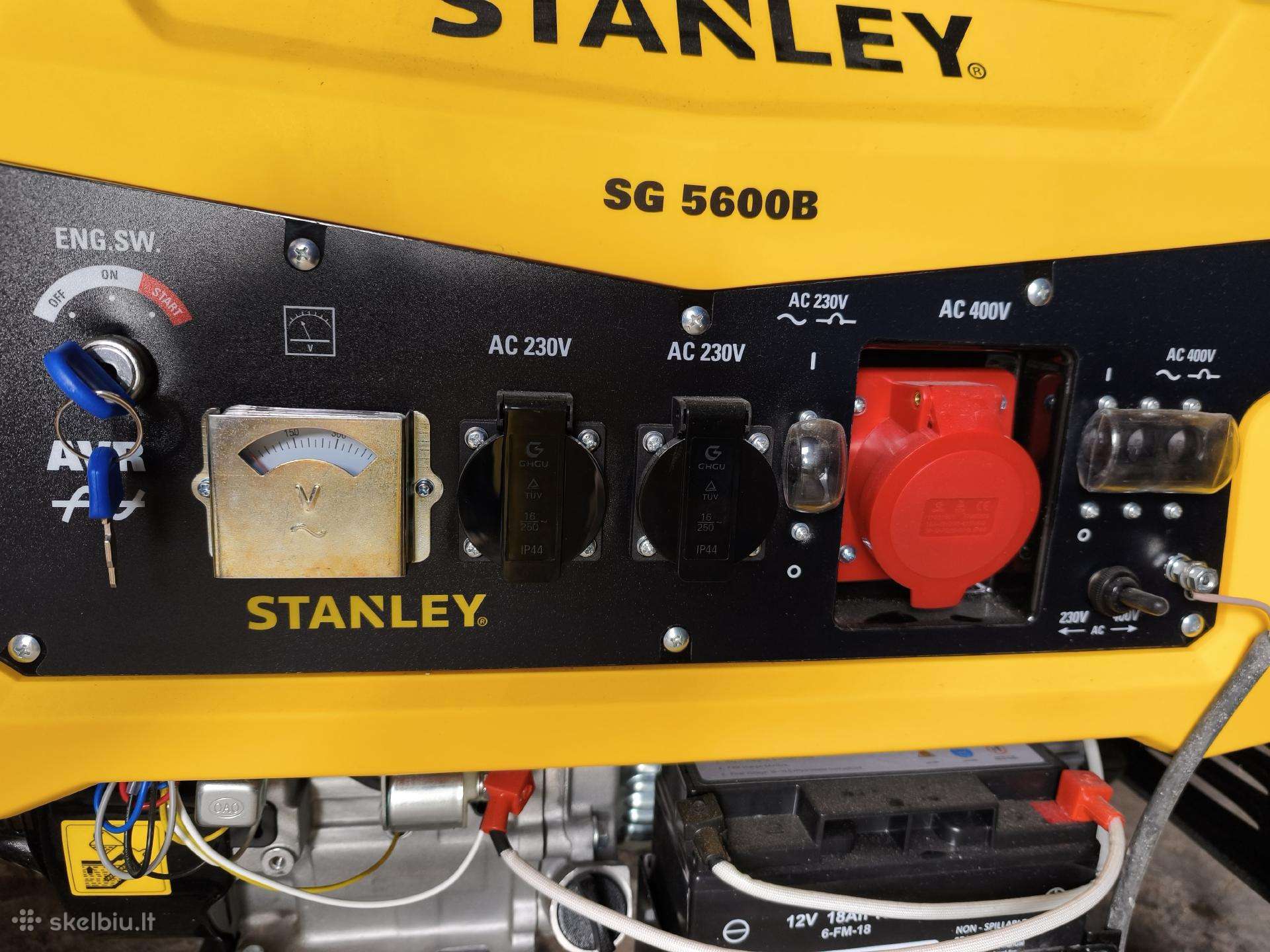 Generatorius Stanley 5 kw