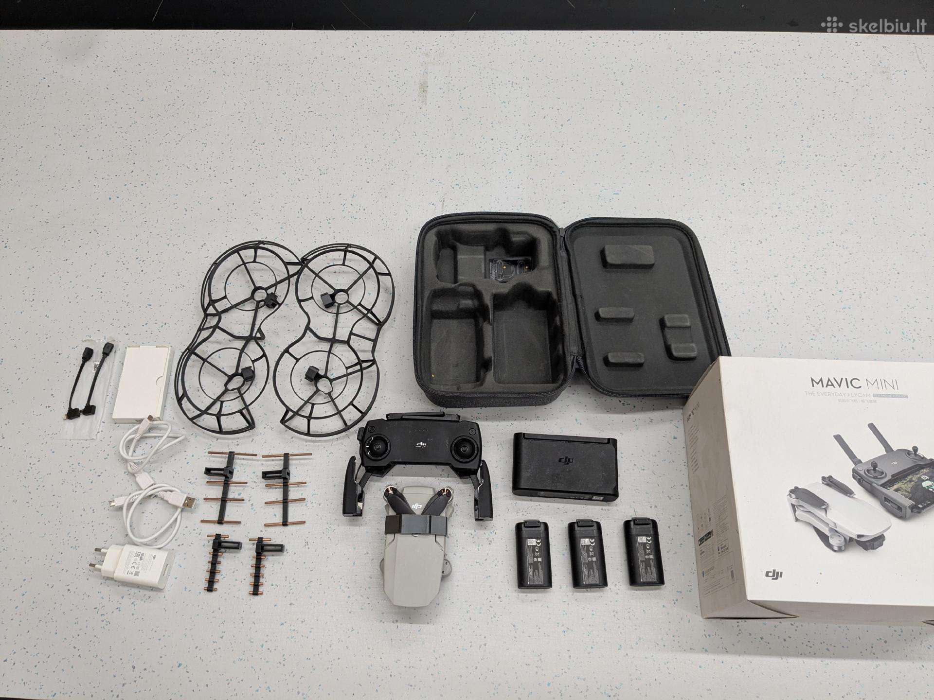 Dji Mavic mini fly more combo dronas + Priedai 4km
