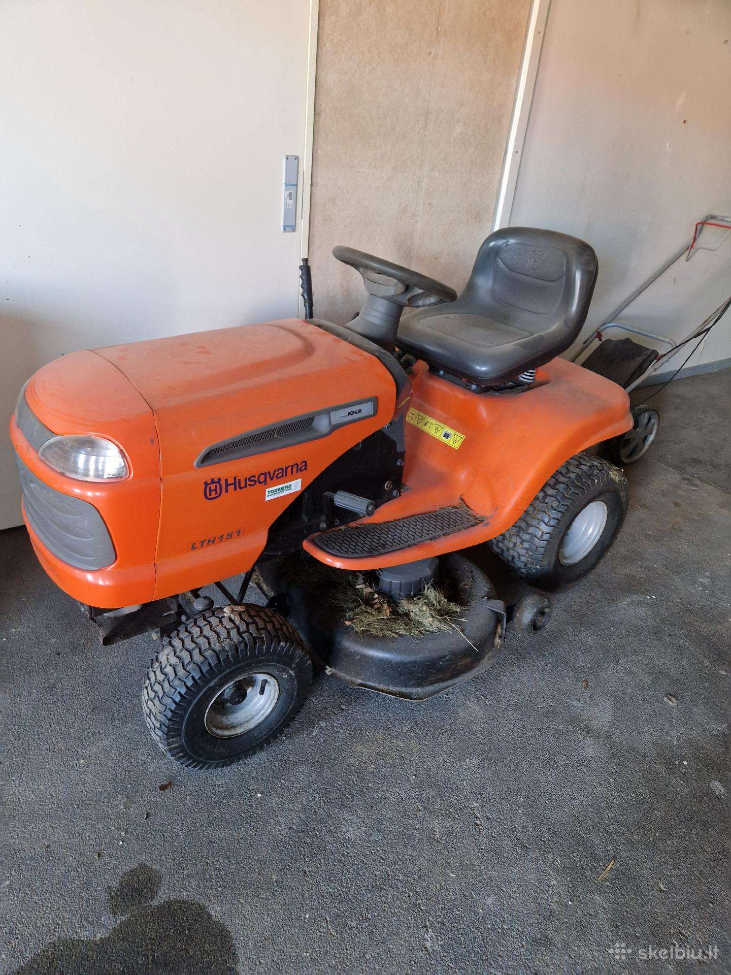 Sodo traktoriukas Husqvarna 15arkliu
