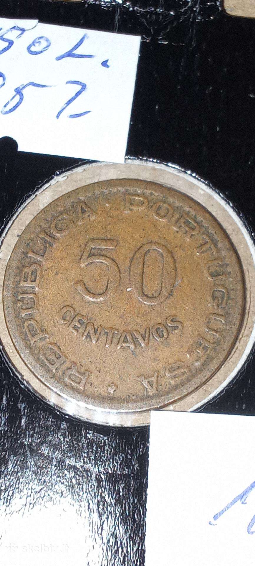 Angola 50 centavų 1957