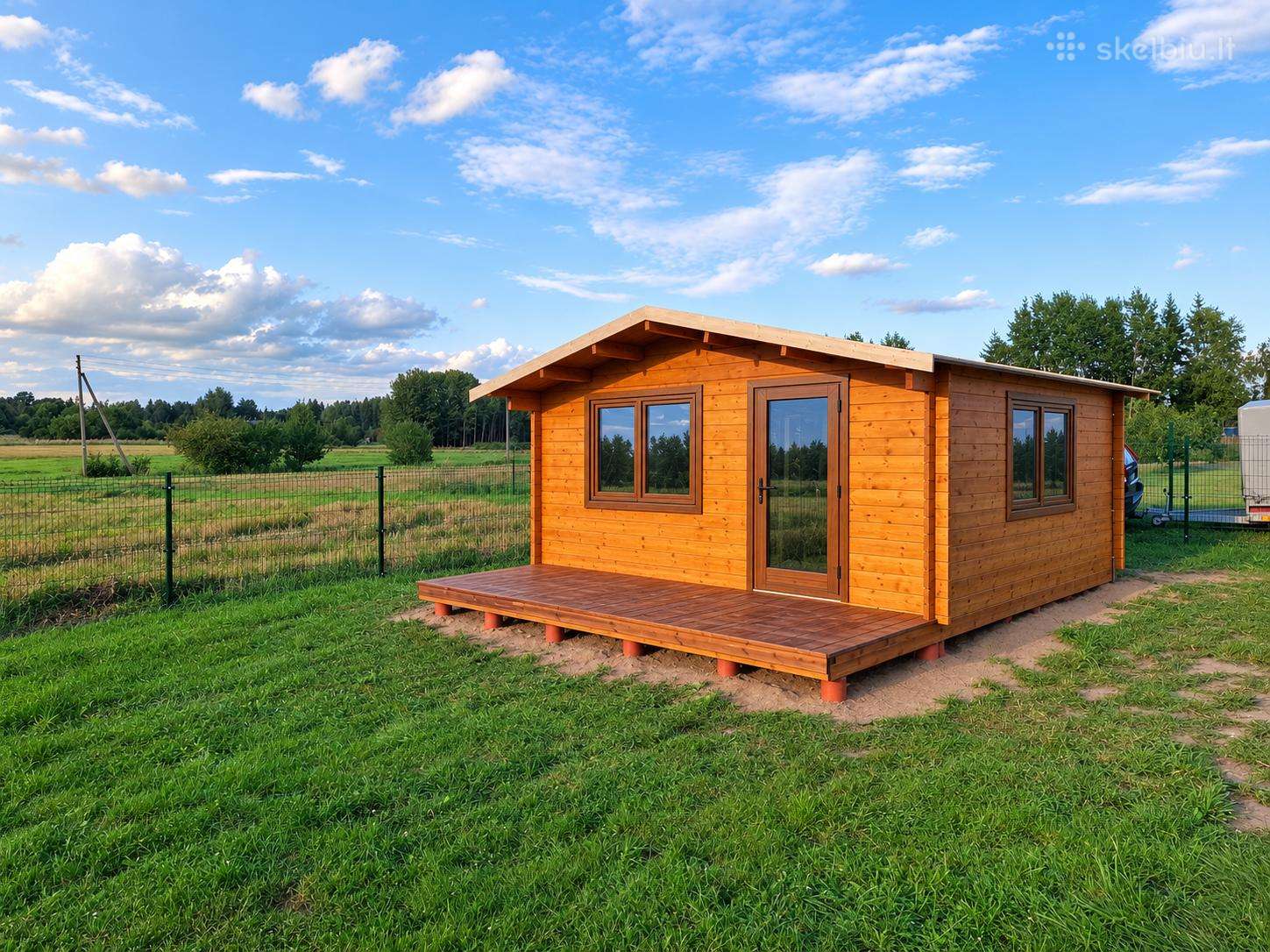 20 m² Medinis Sodo Namelis – 3999€