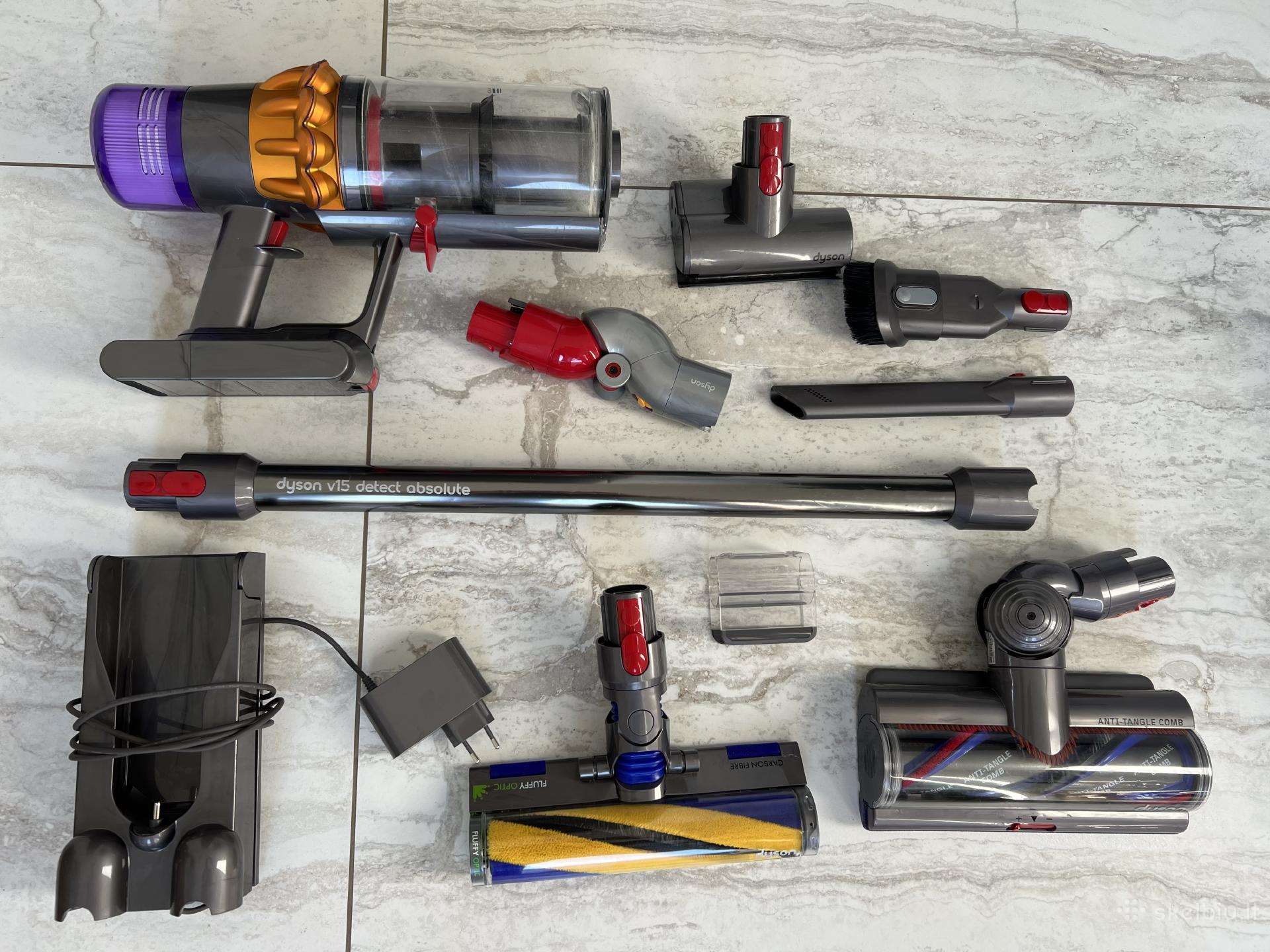 Dyson V15 Detect Absolute belaidis dulkių siurblys