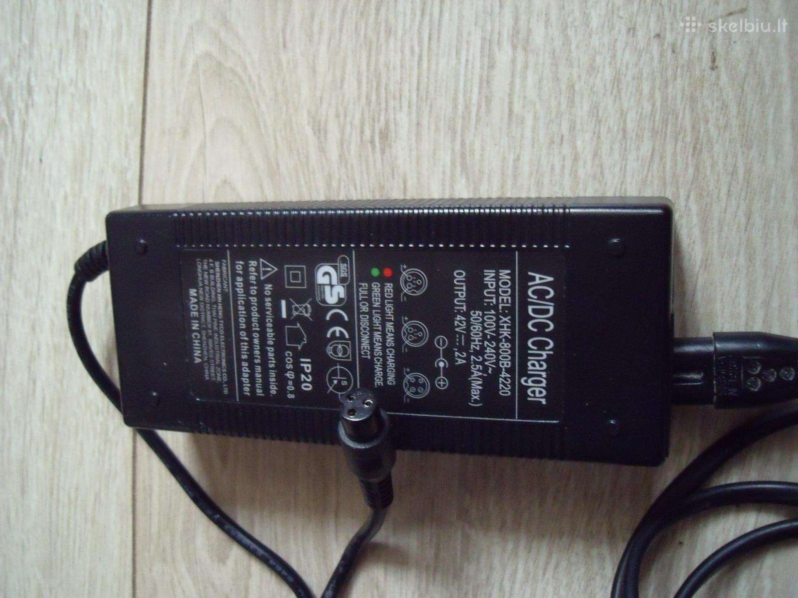 Licio bateriju pakrovejas 42v , 36v ir 24 v